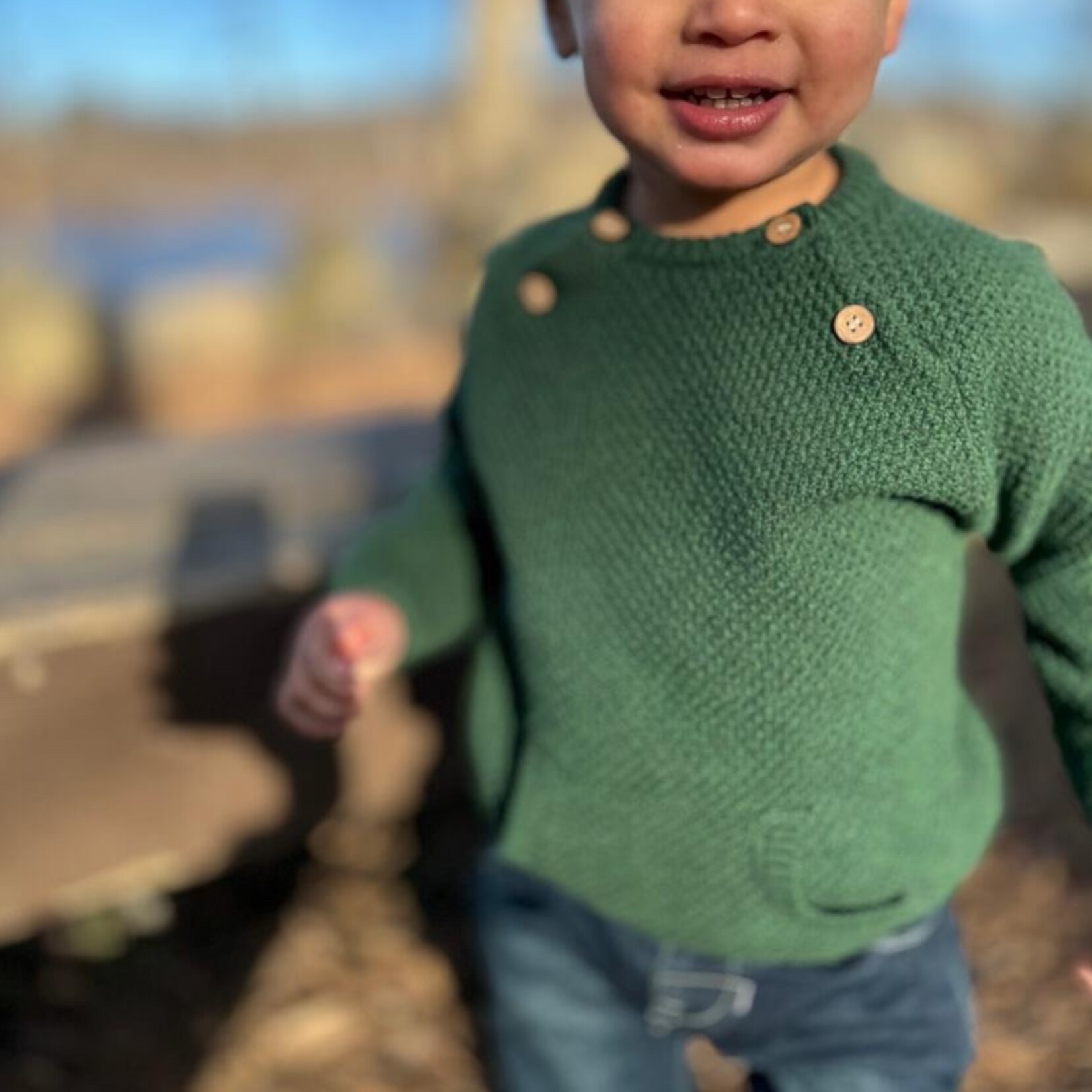 Me & Henry Forest Green Sweater