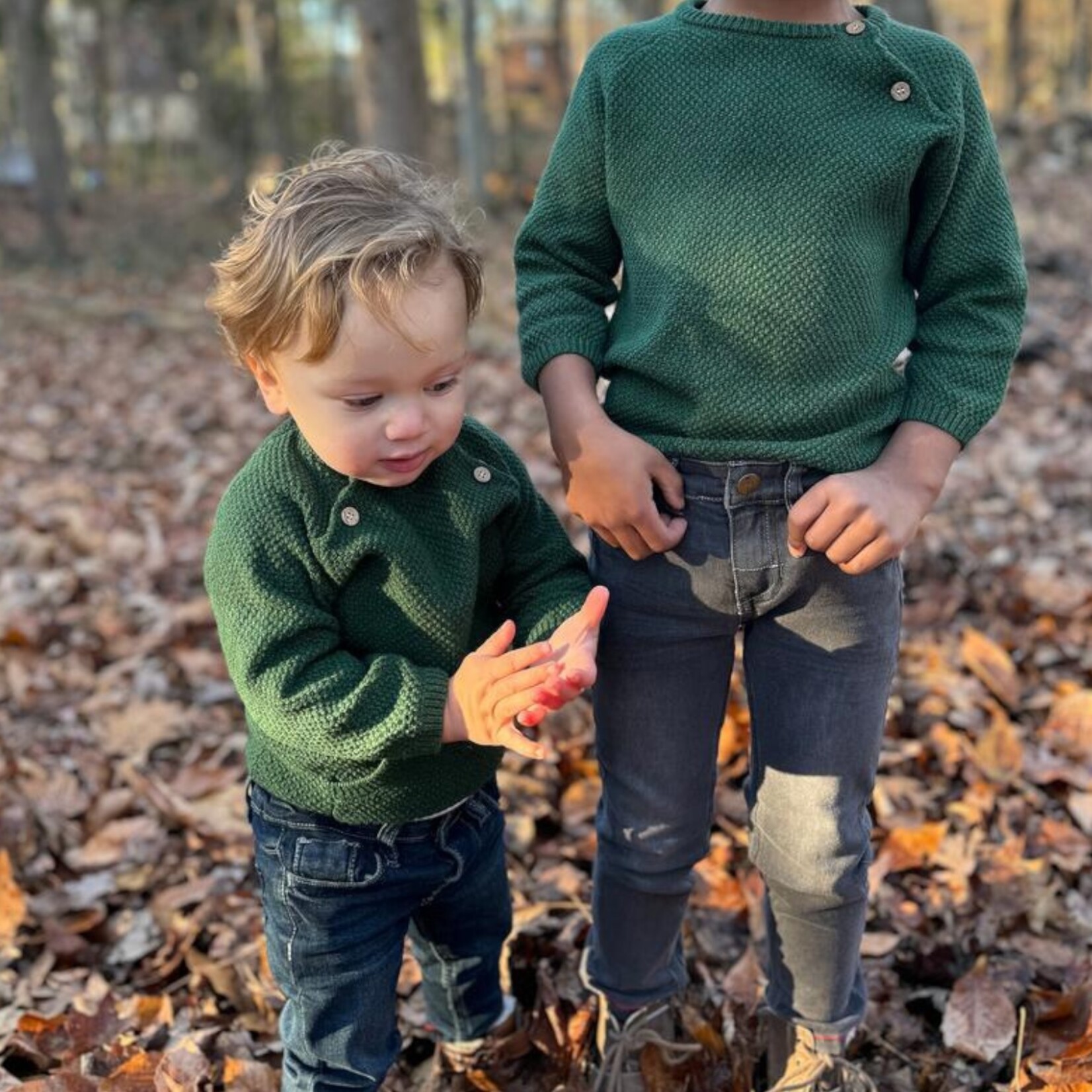 Me & Henry Forest Green Sweater