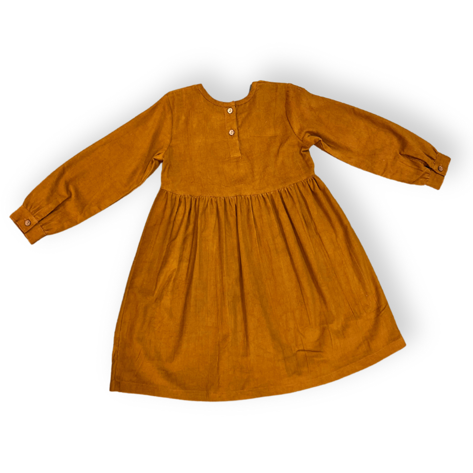 Yo Baby Corduroy Dress - Camel