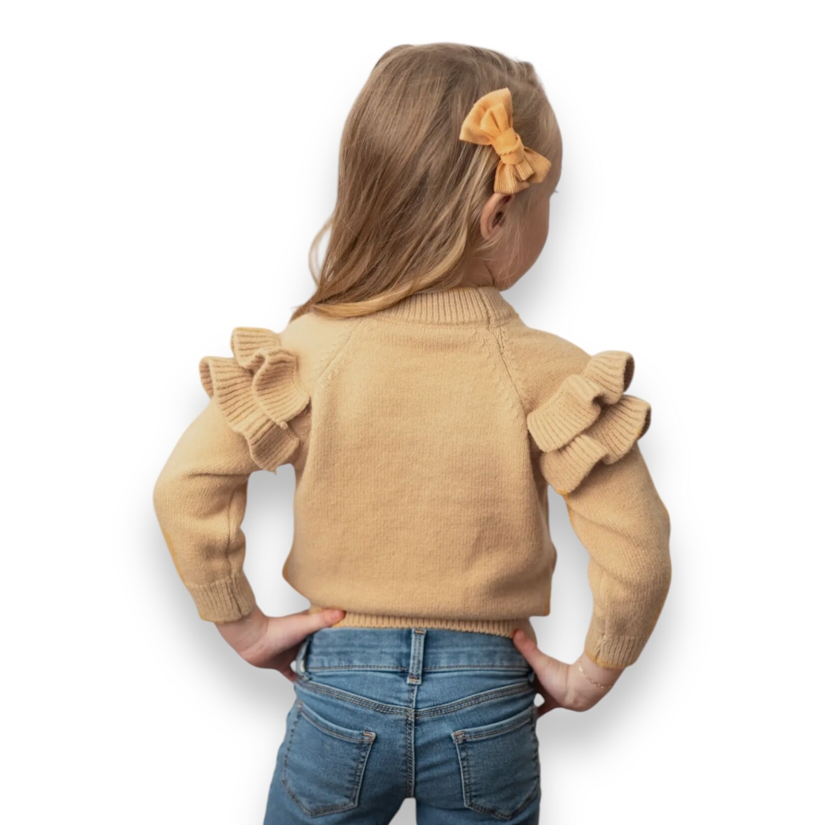 Mustard Ruffle Sweater