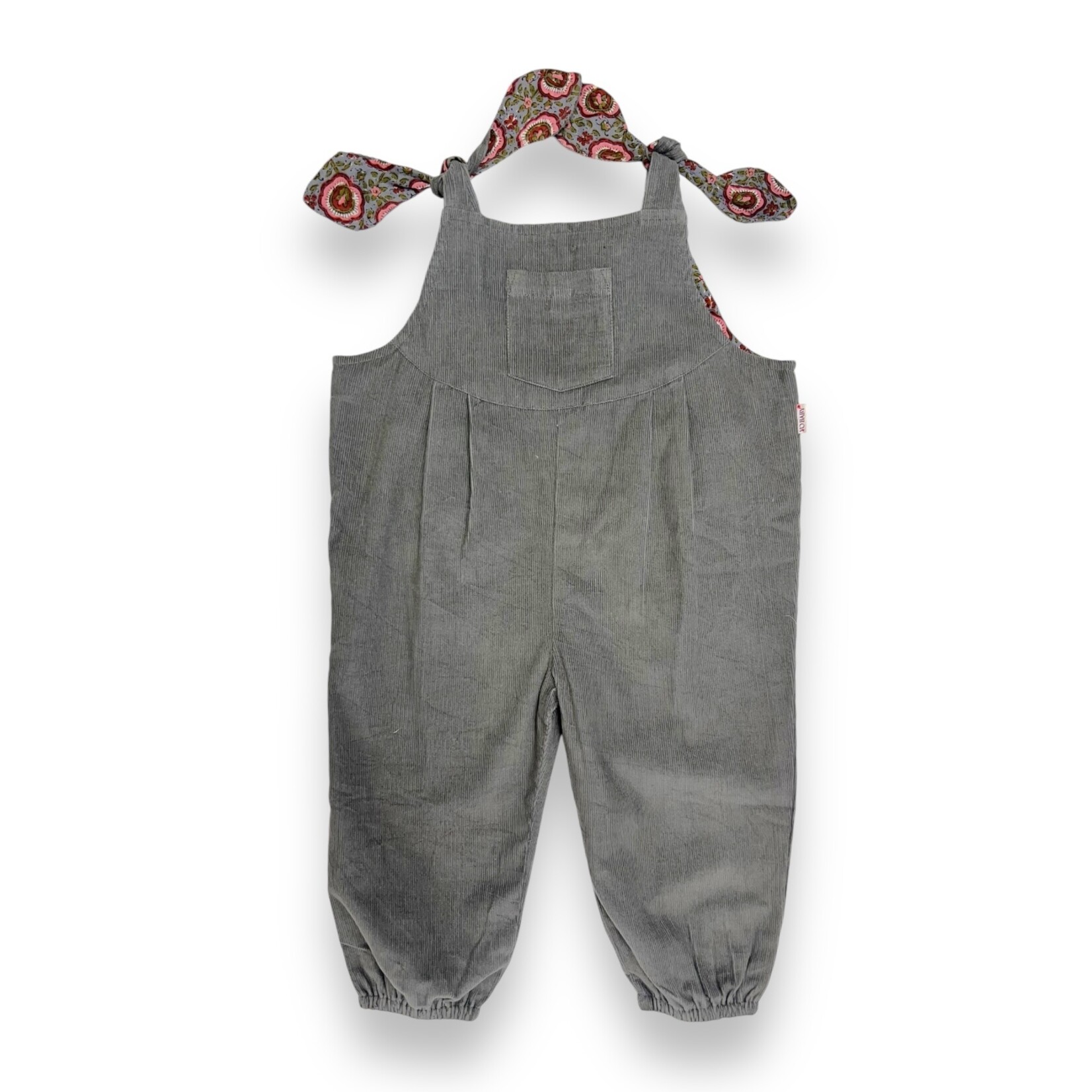Yo Baby Maroon/Blue Reversible Overall