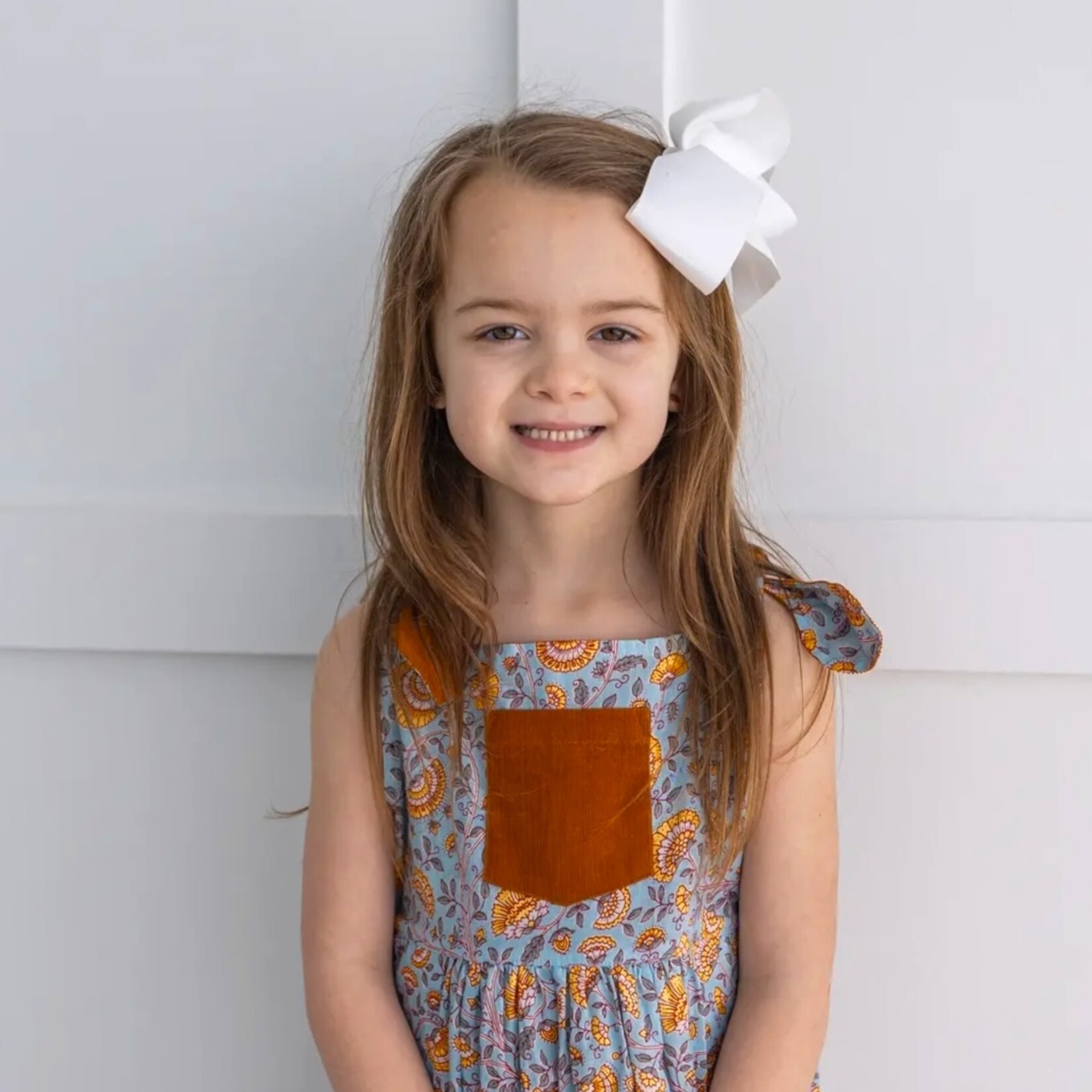 Yo Baby Camel/Blue Reversible Dress