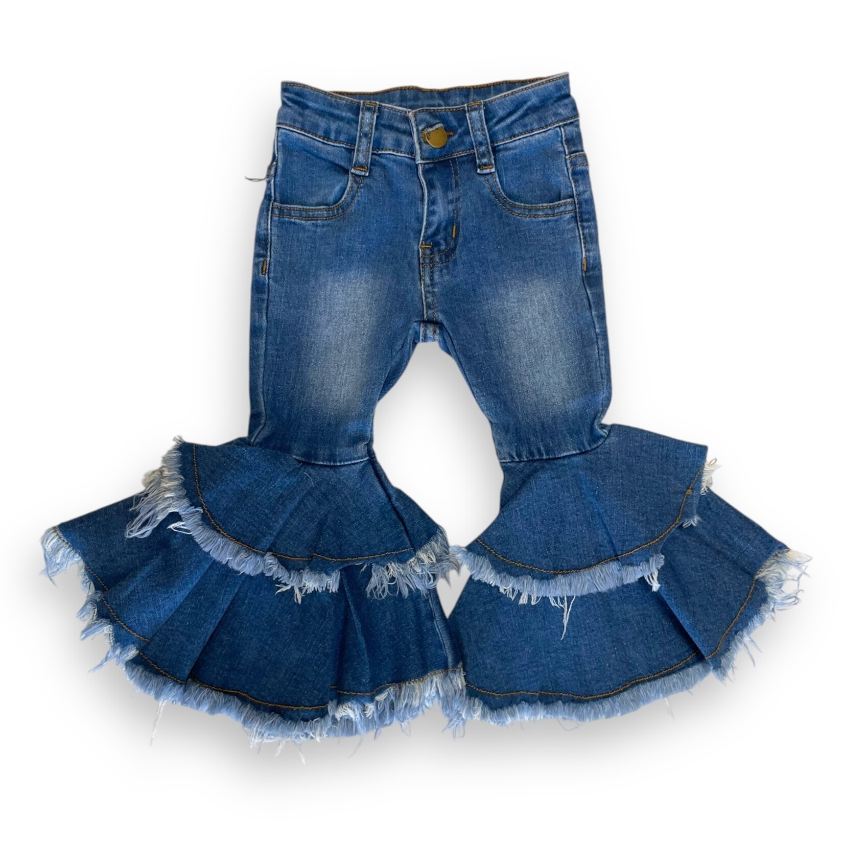 ML Kids Double Ruffle Bell Jeans
