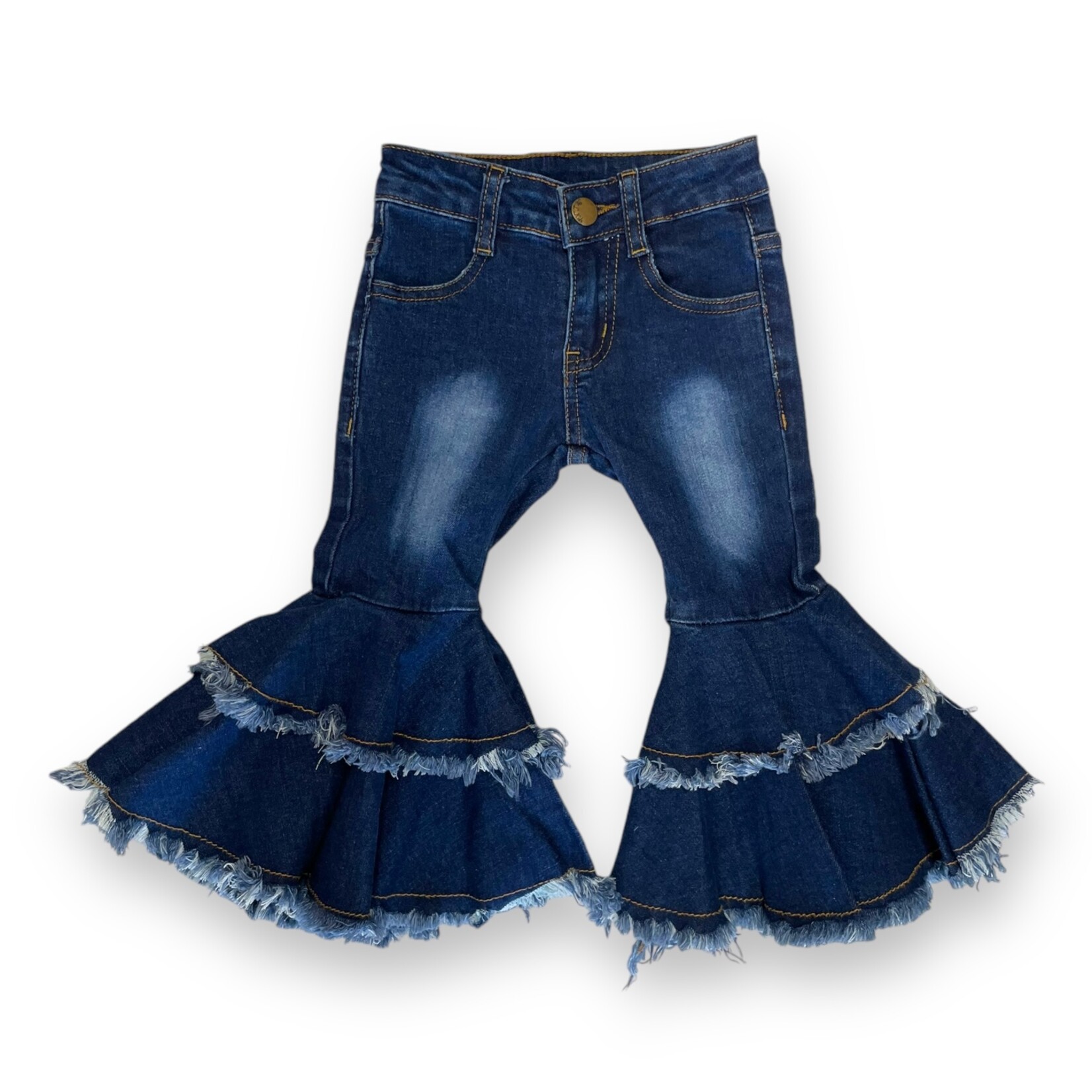ML Kids Double Ruffle Bell Jeans