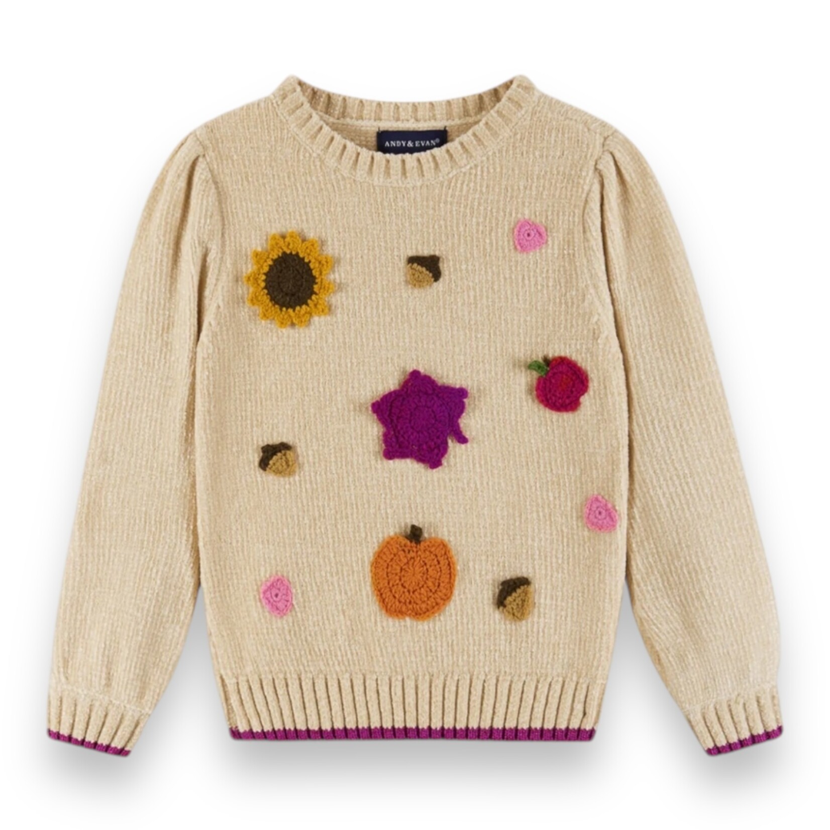 Andy & Evan Crochet Autumn Legging Set