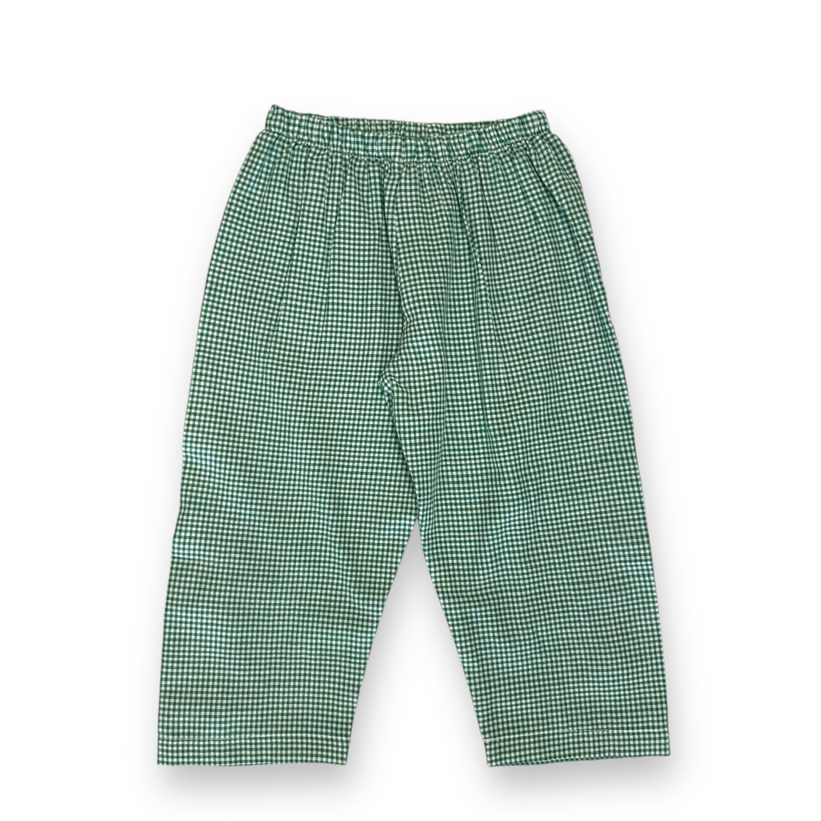 Sweet Dreams Gingham Smocked Christmas Tree Pant Set