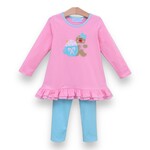 Trotter Street Kids Gingerbread Ruffle Set (Size 6)