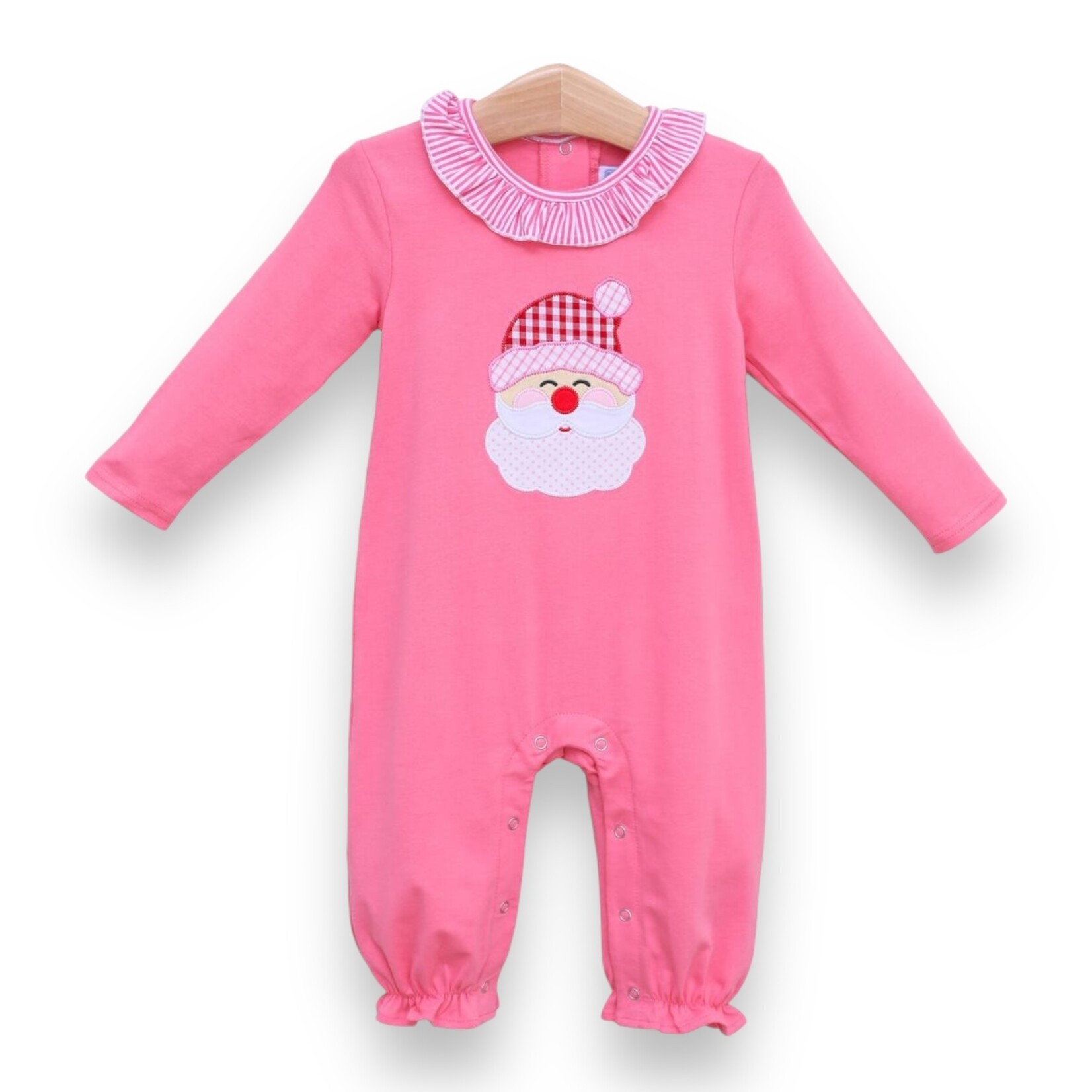 Trotter Street Kids Santa Ruffle Romper