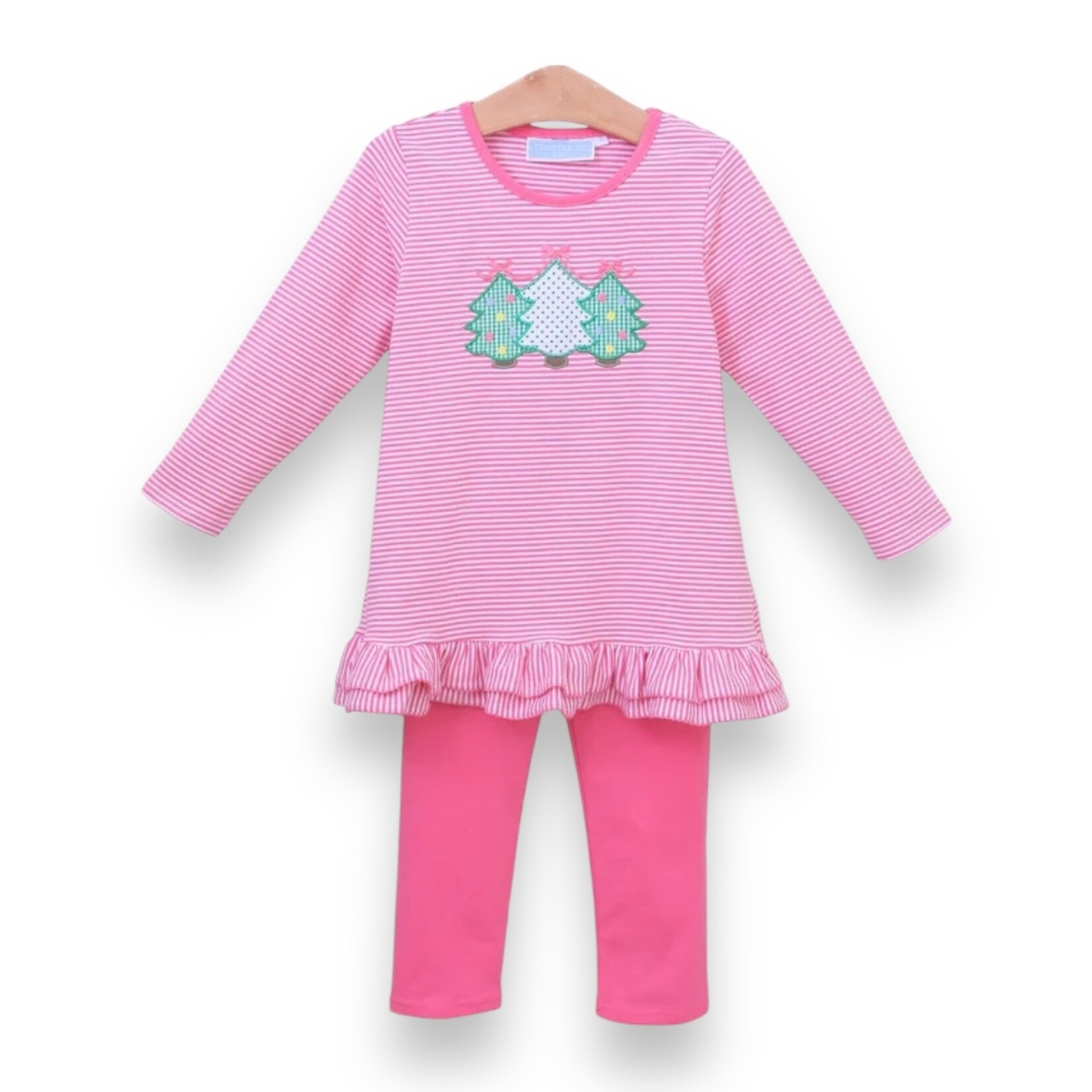 Trotter Street Kids Christmas Tree Ruffle Set