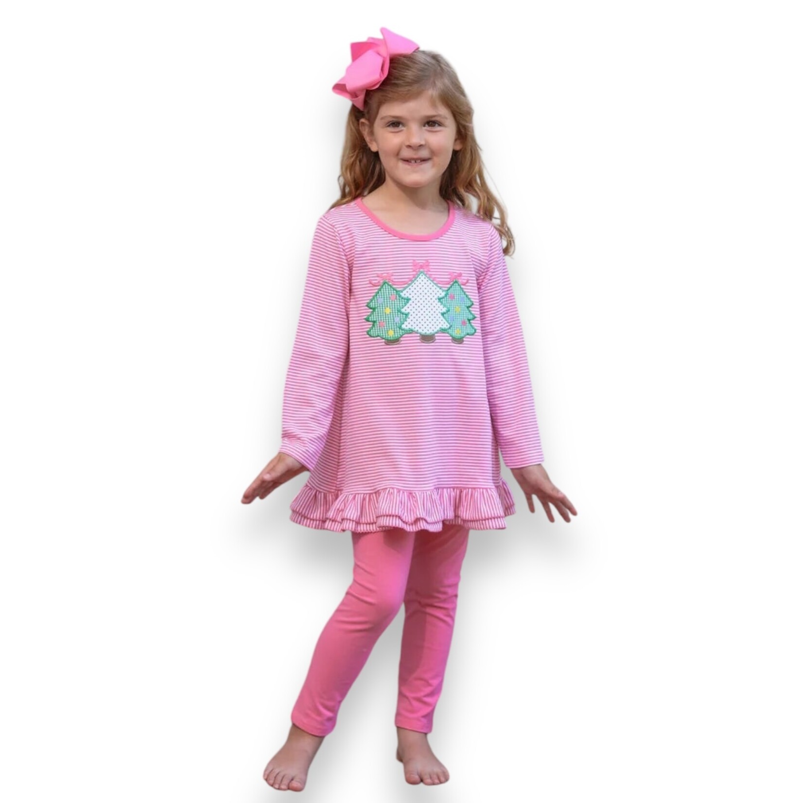 Trotter Street Kids Christmas Tree Ruffle Set