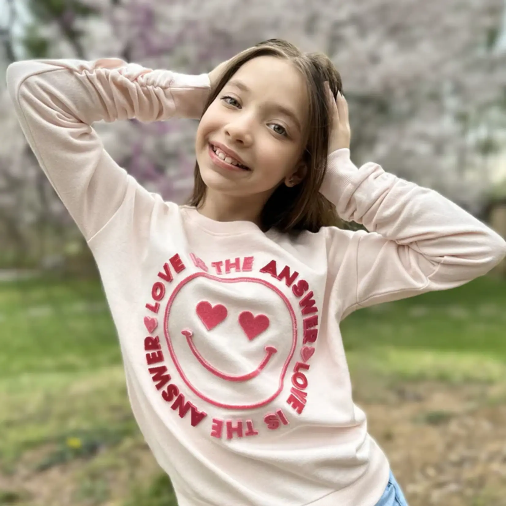 Paper Flower Love is the Answer Sweatshirt