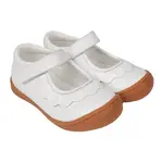Oomphies Leather Ruche Mary Jane - White