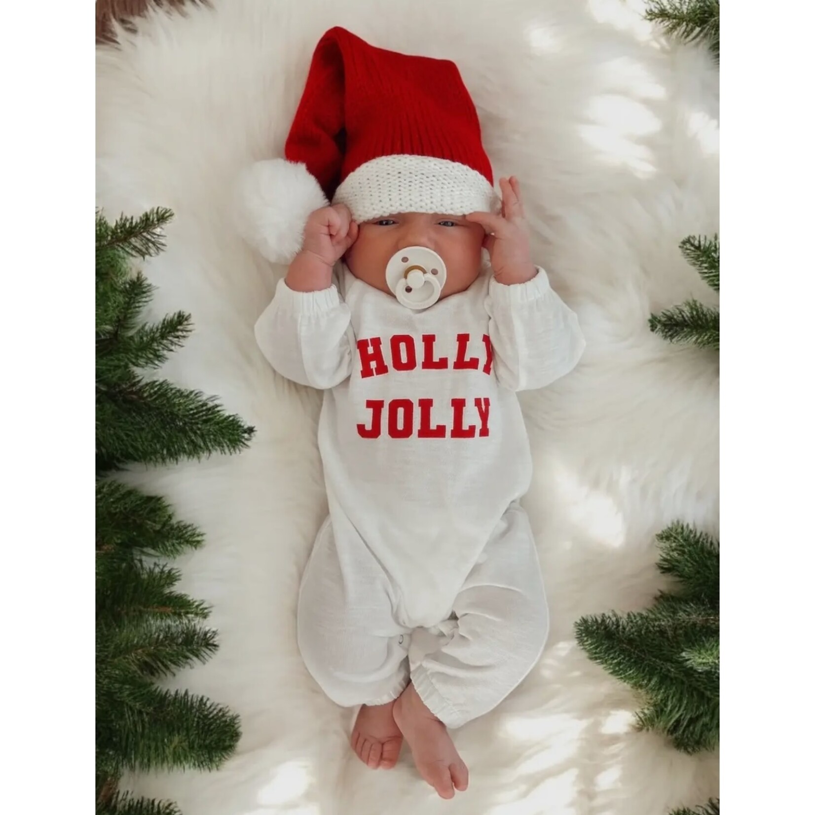 SIIX Holly Jolly Organic Romper