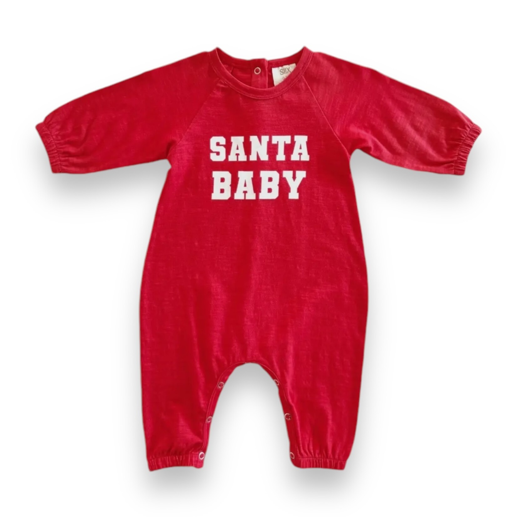 SIIX Santa Baby Organic Romper