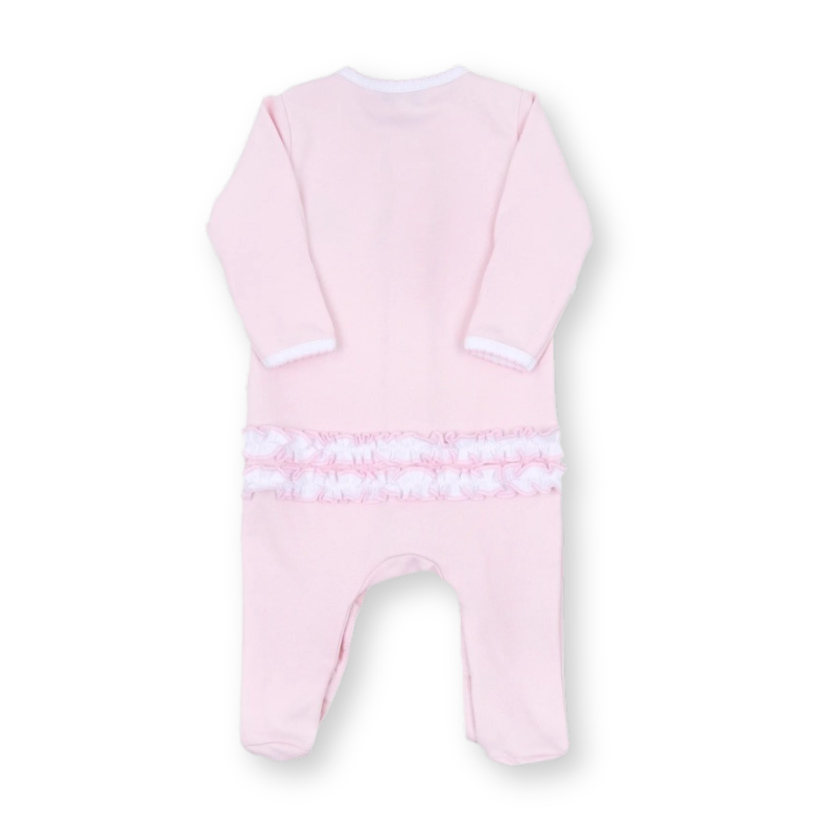 Sweet Little Christmas Ruffle Footie (NB)