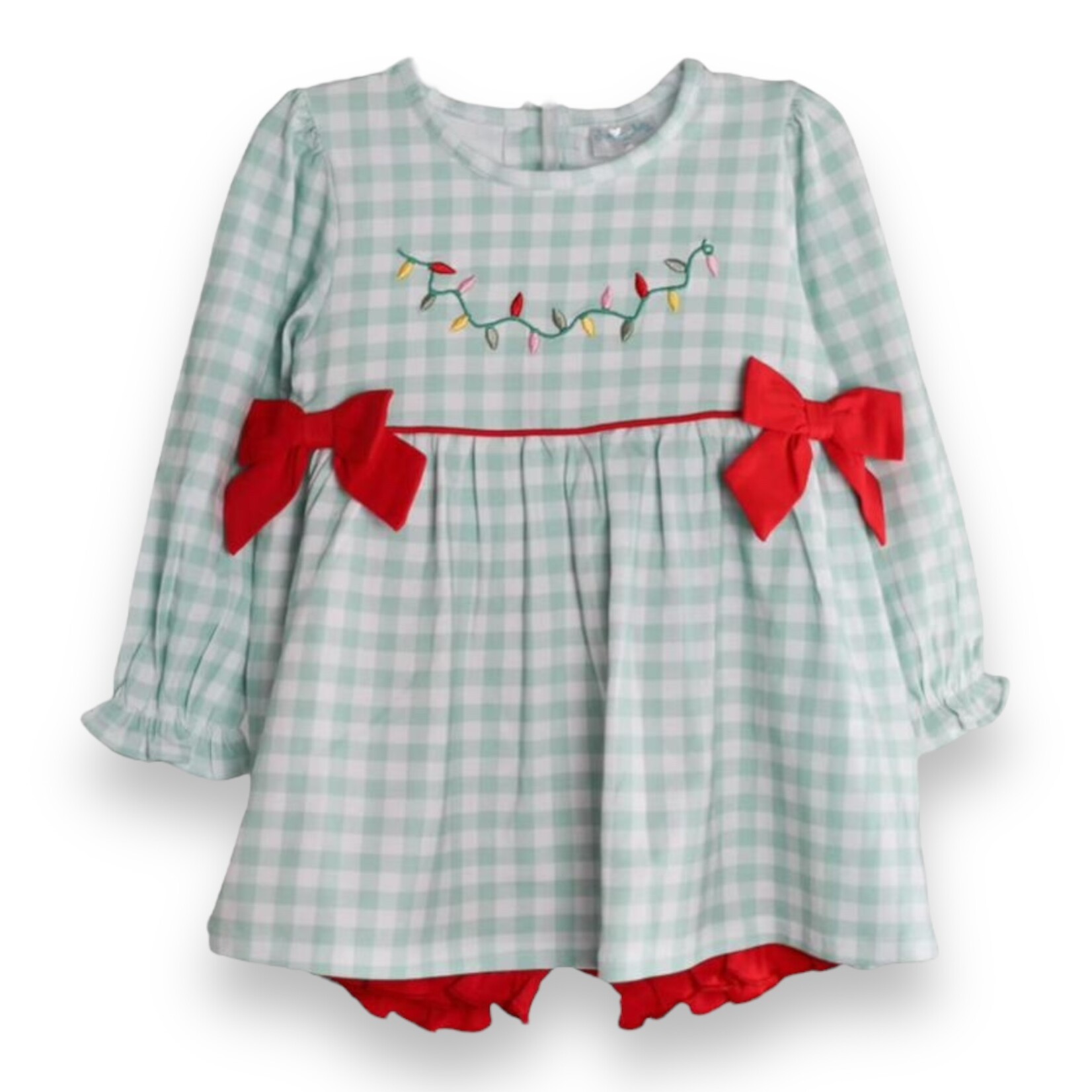 Jumping Jolly Christmas Lights Bloomer Set