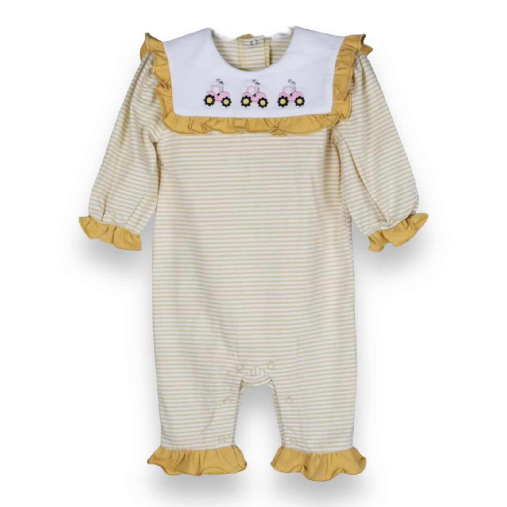 Jumping Jolly Tractor Convoy Girl Romper