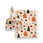 SpearmintLOVE Gingerbread Waffle Swaddle/Set