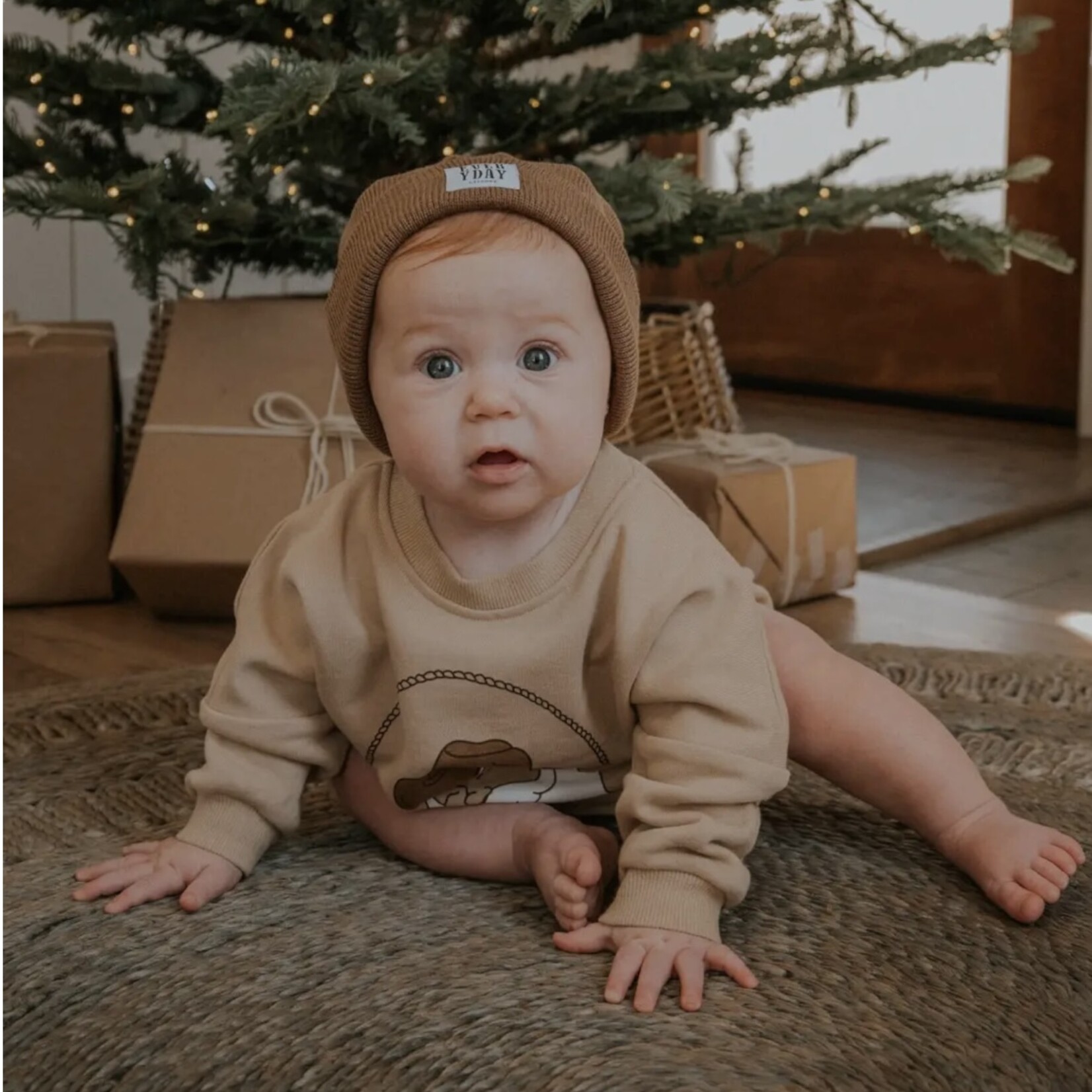 Everyday Leisure Ranch Santa Bubble Romper (Size 0-6M)