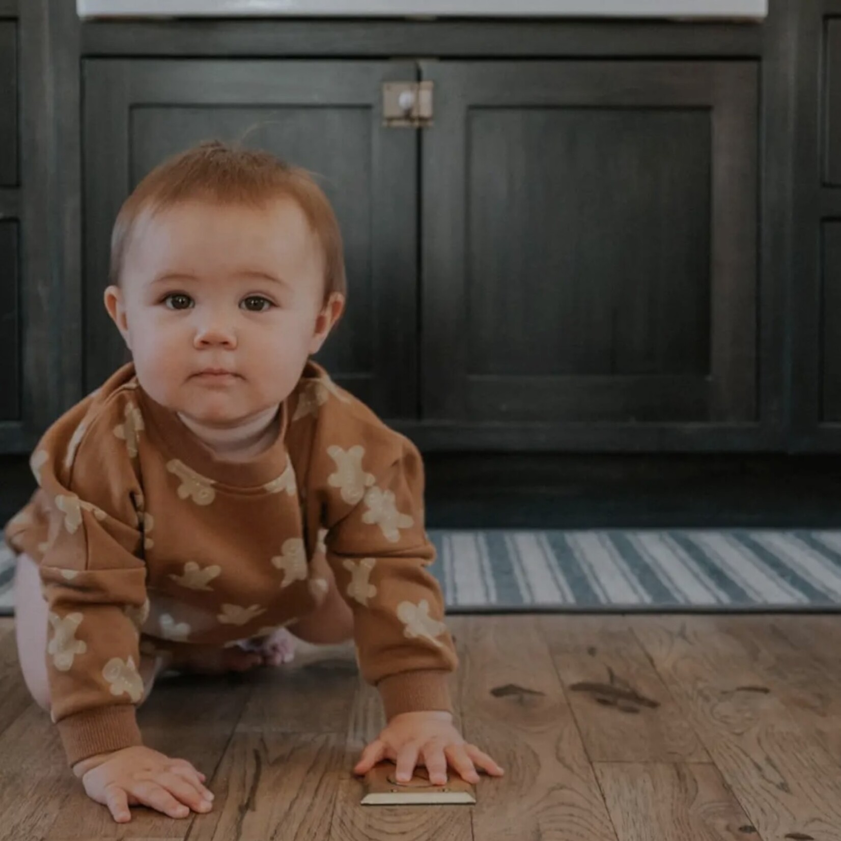 Everyday Leisure Gingerbread Bubble Romper (Size 0-6M)