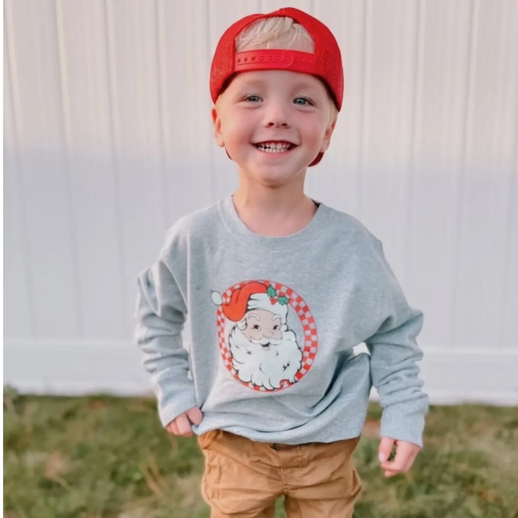 Sweet Wink Retro Santa Sweatshirt