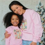 Sweet Wink Nutcracker Patch Adult Sweatshirt
