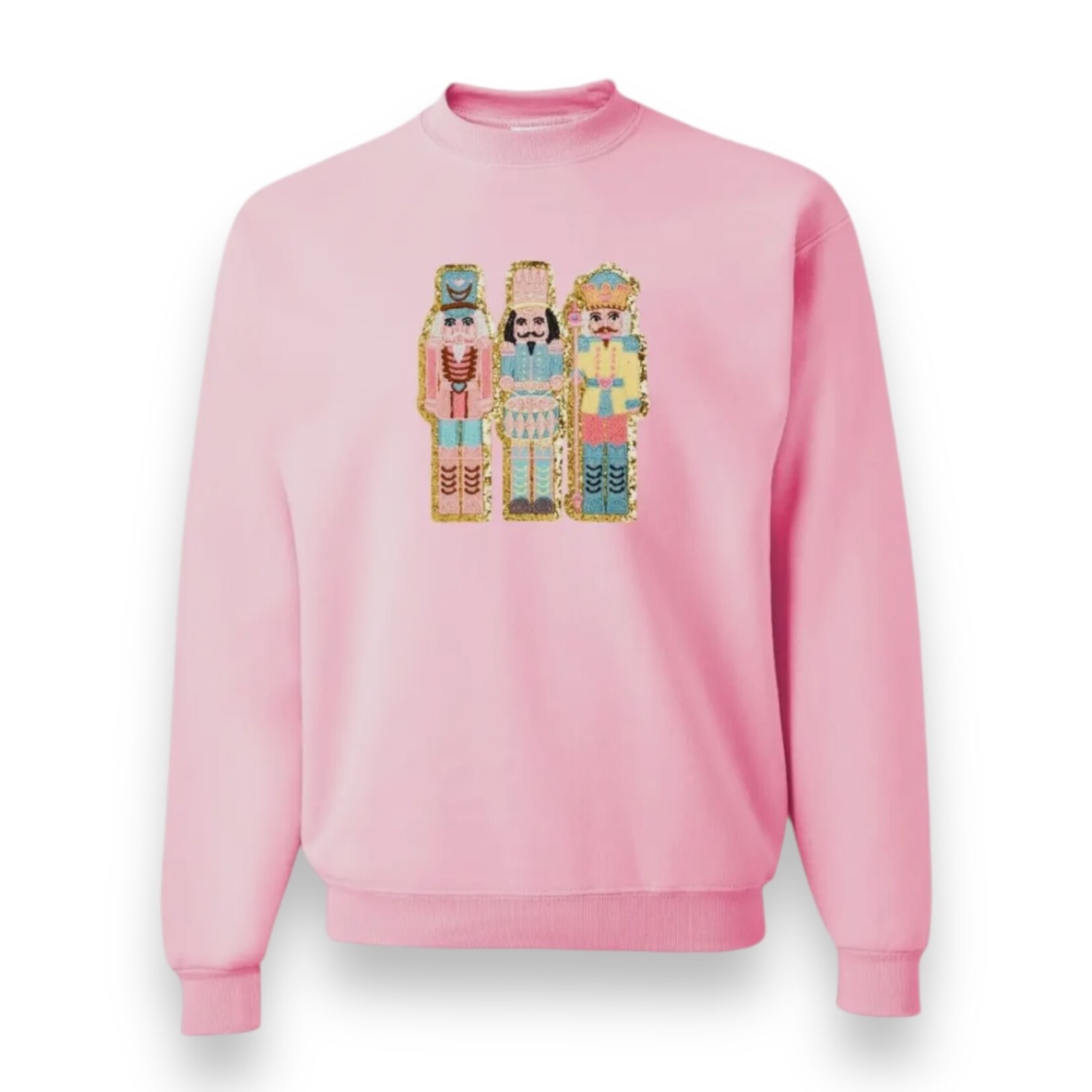 Sweet Wink Nutcracker Patch Adult Sweatshirt