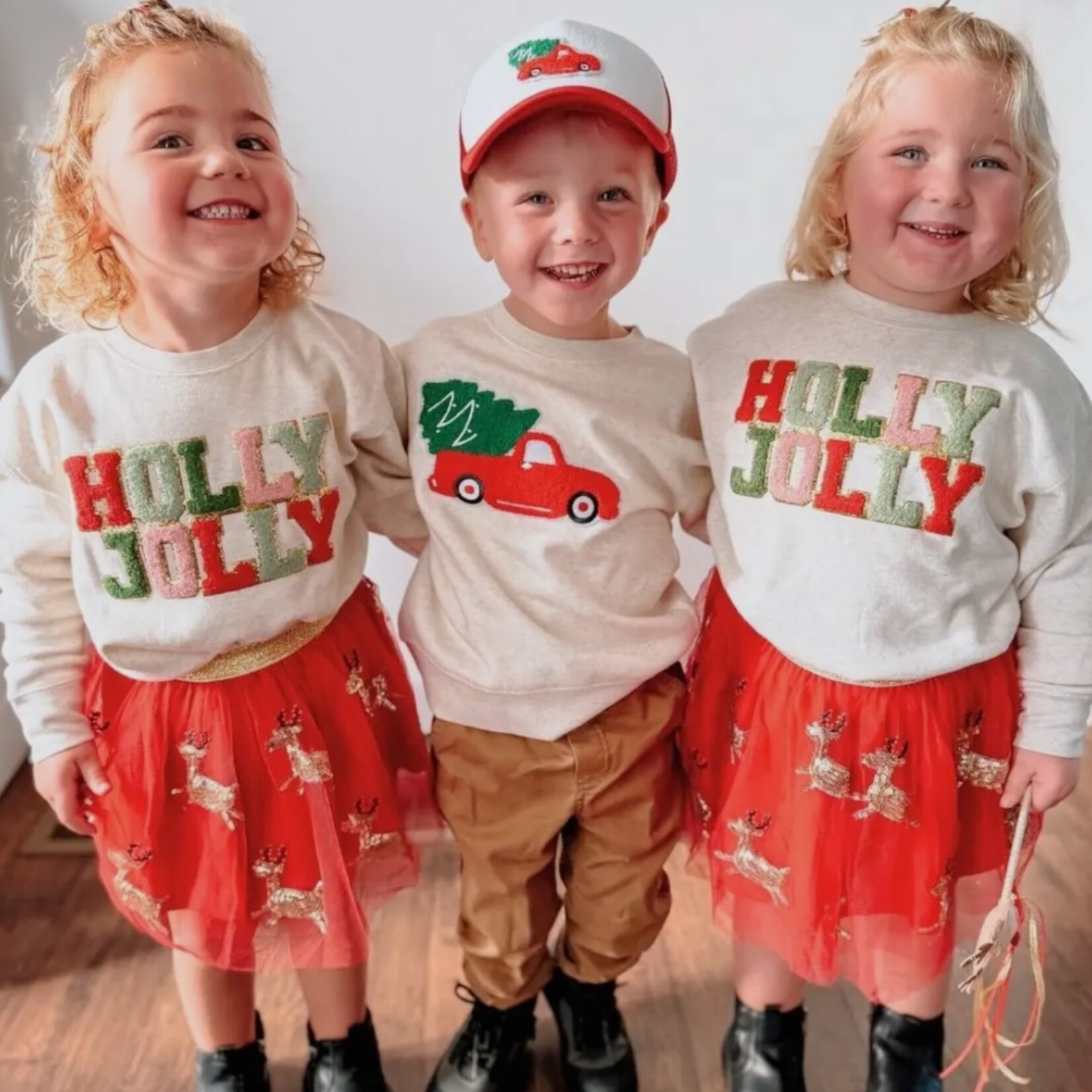 Sweet Wink Holly Jolly Patch Sweatshirt