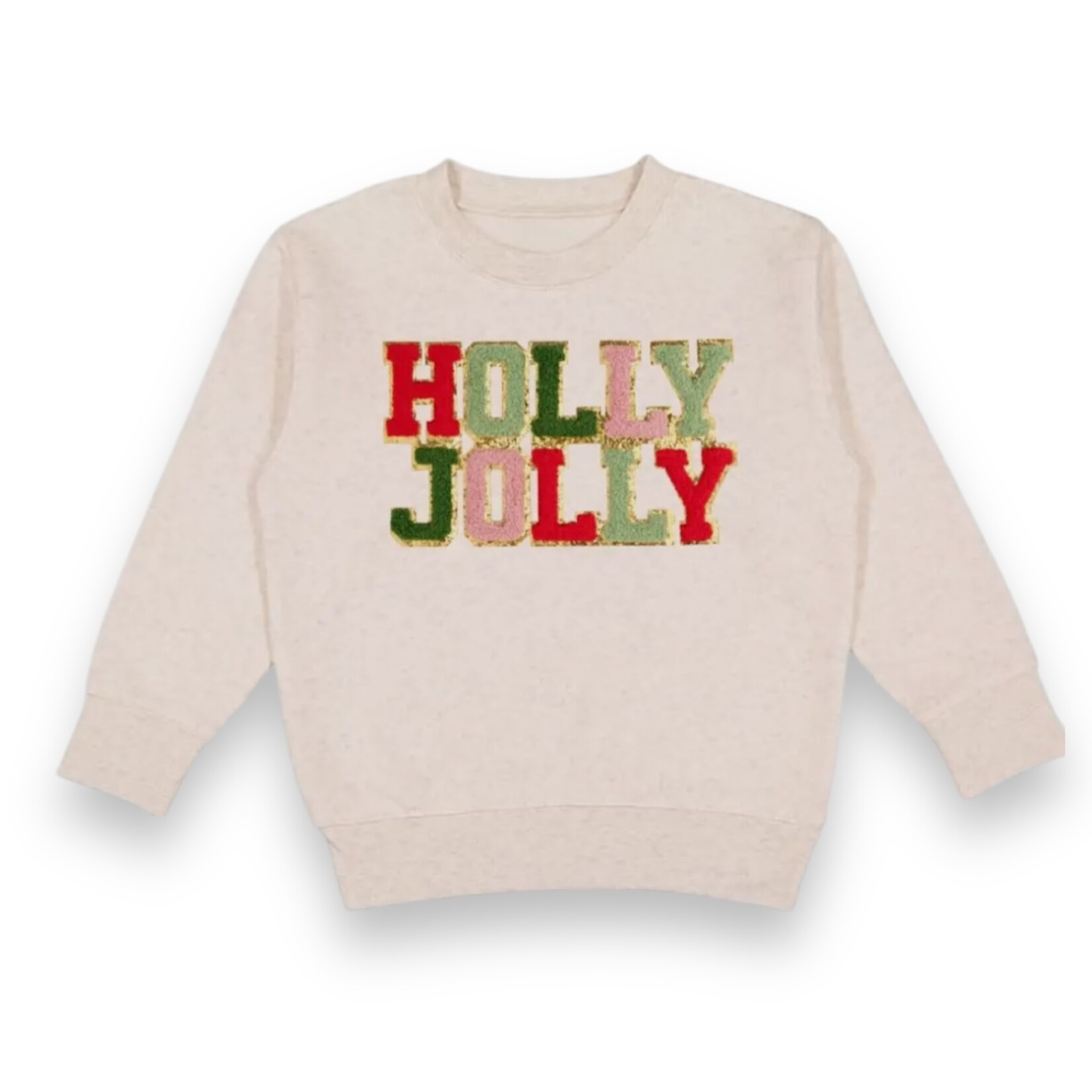 Sweet Wink Holly Jolly Patch Sweatshirt
