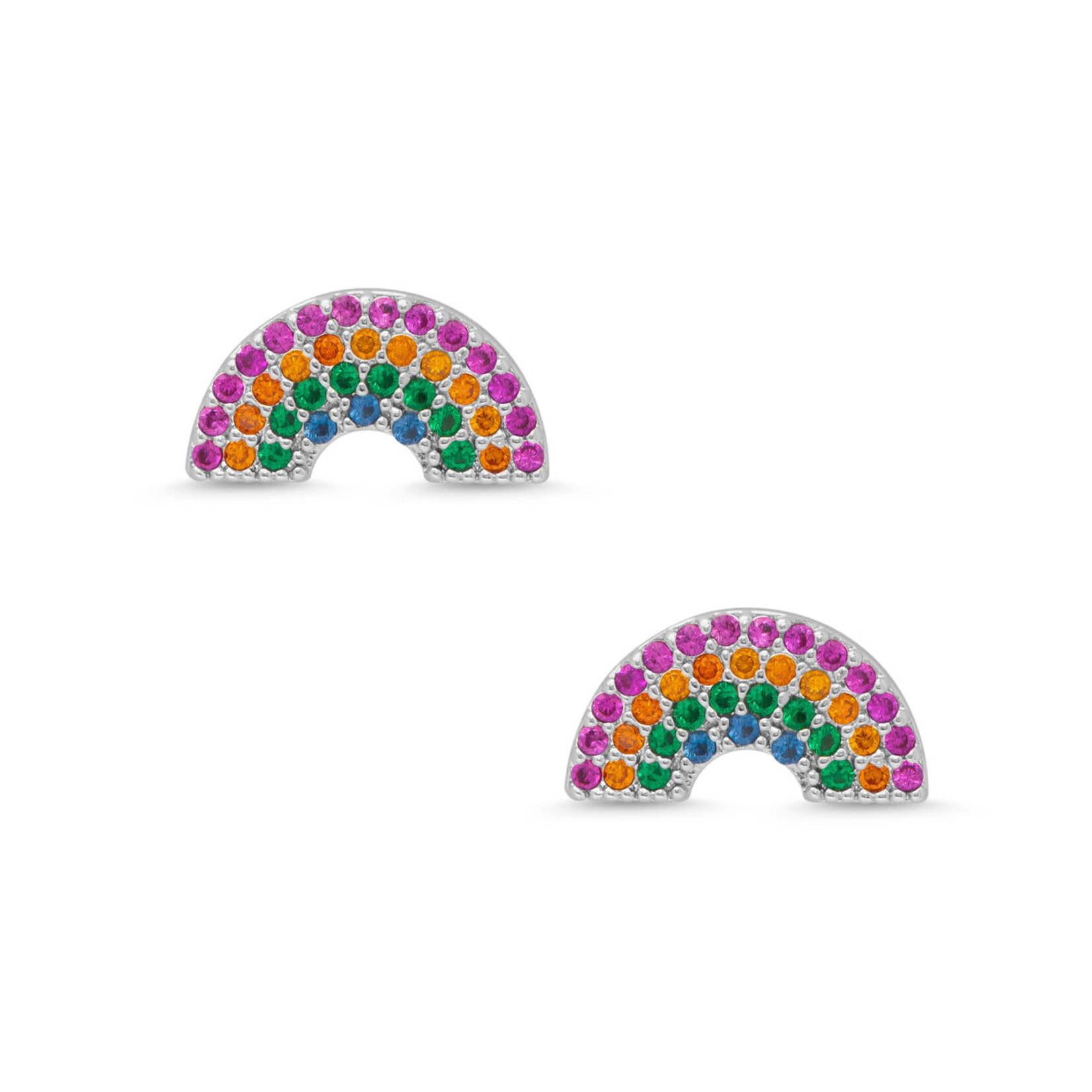 Lily Nily Rainbow Stud Earrings