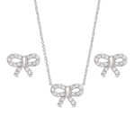 Lily Nily Bow Pendant Necklace Set