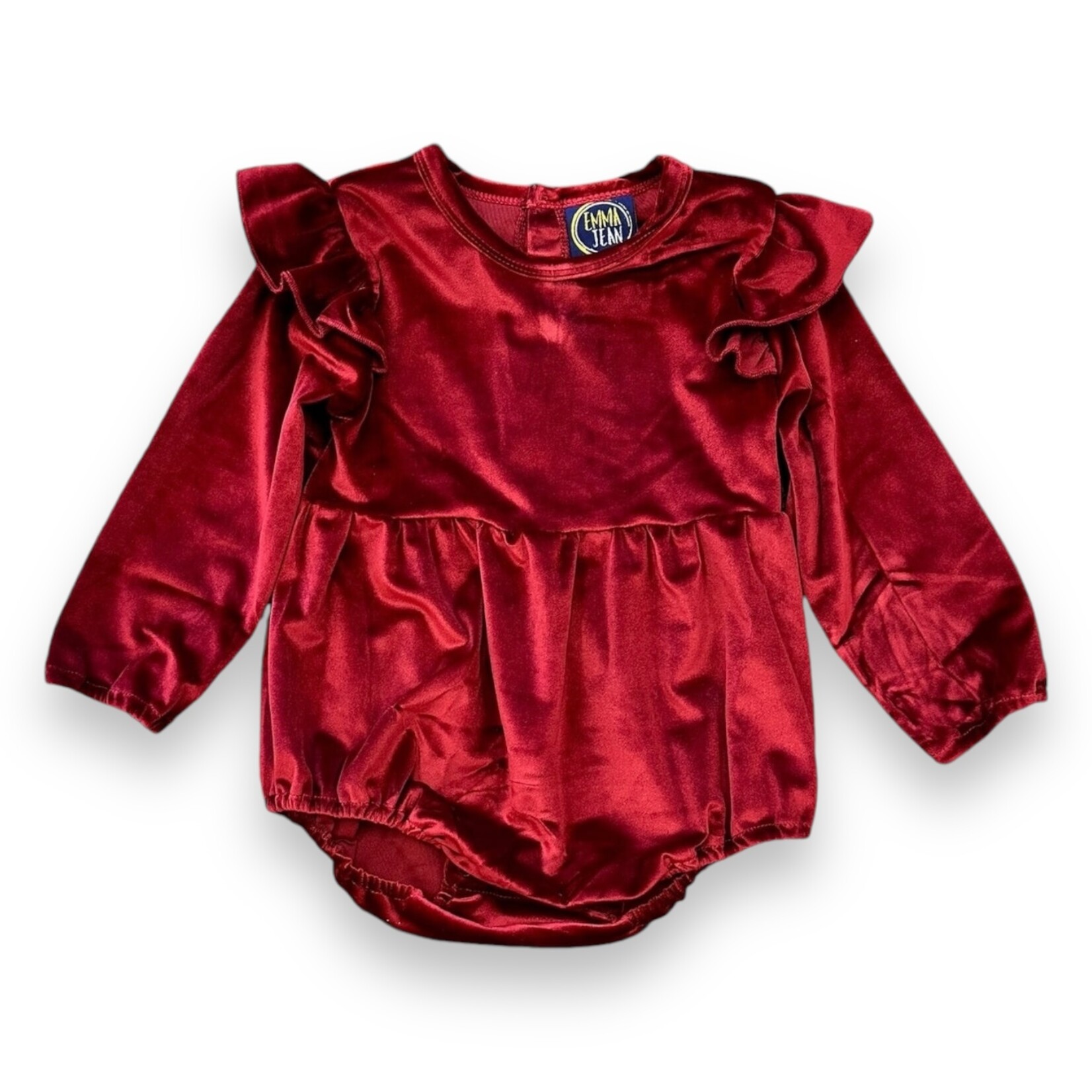 Emma Jean Burgundy Velvet Bubble
