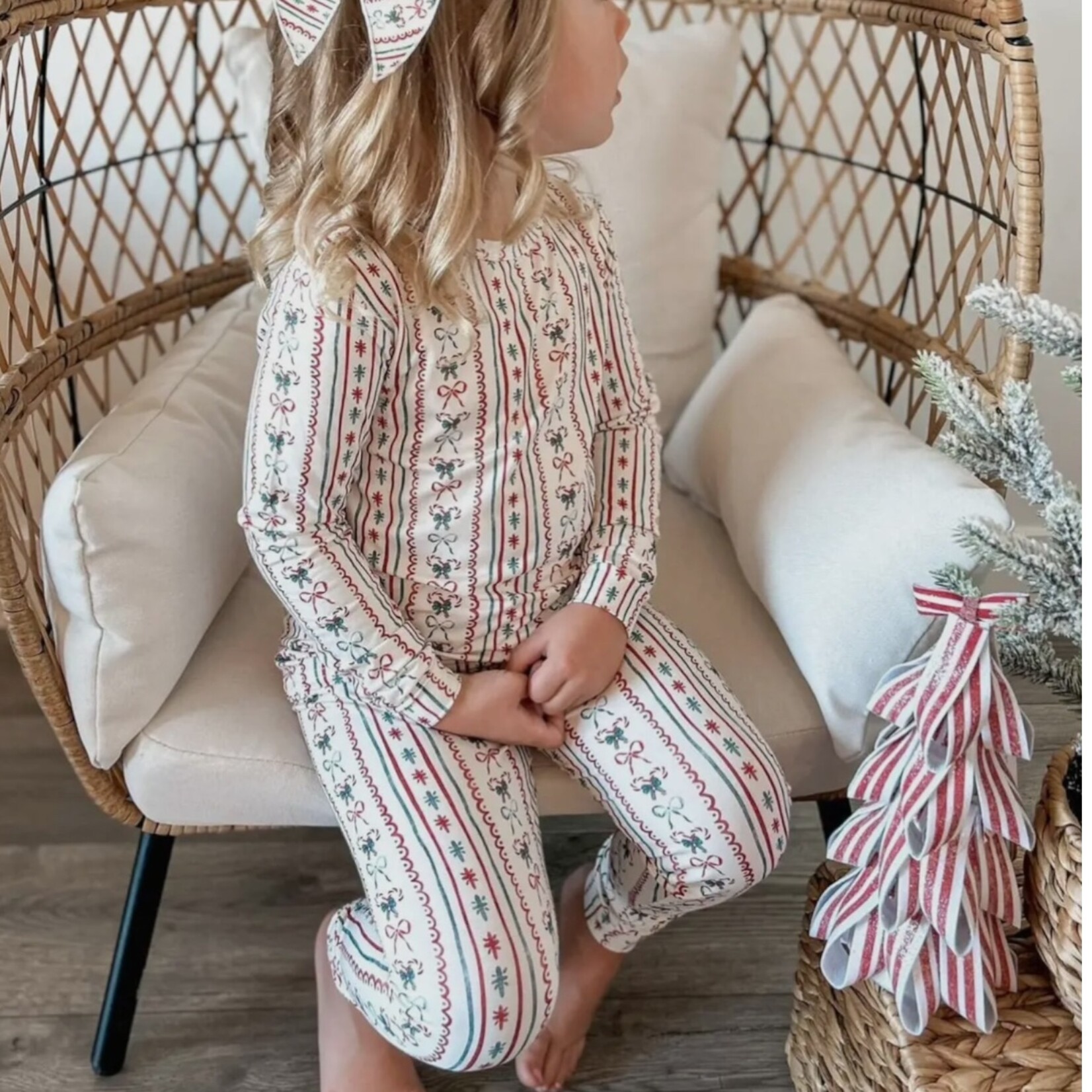 Little Joy Co. Candy Cane Lane PJ Set