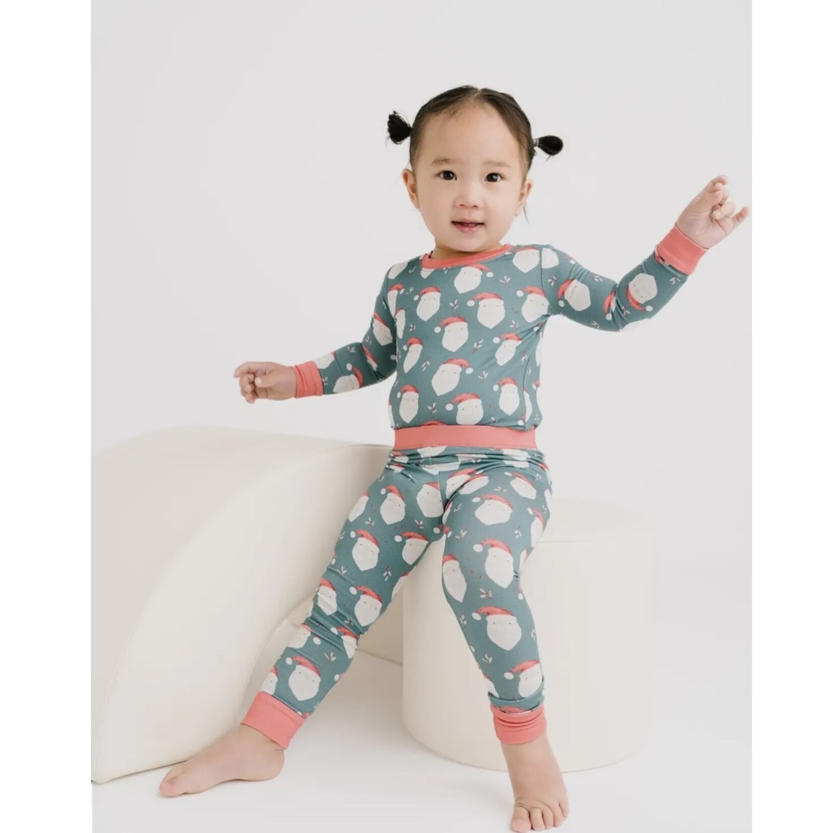Little One Shop Santa Cheer Bamboo PJ Set