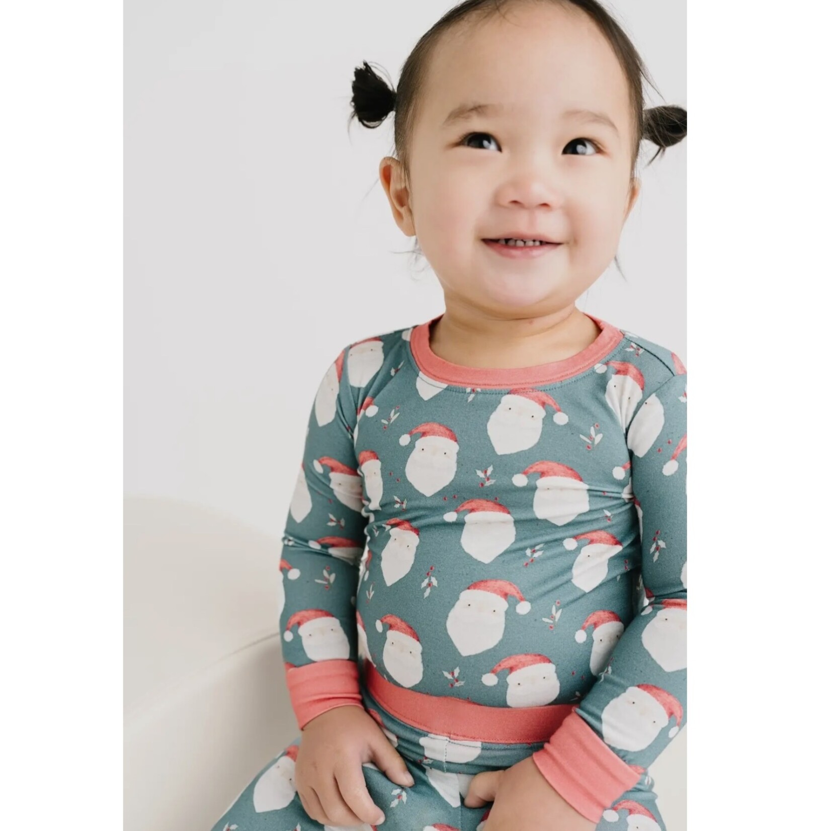 Little One Shop Santa Cheer Bamboo PJ Set