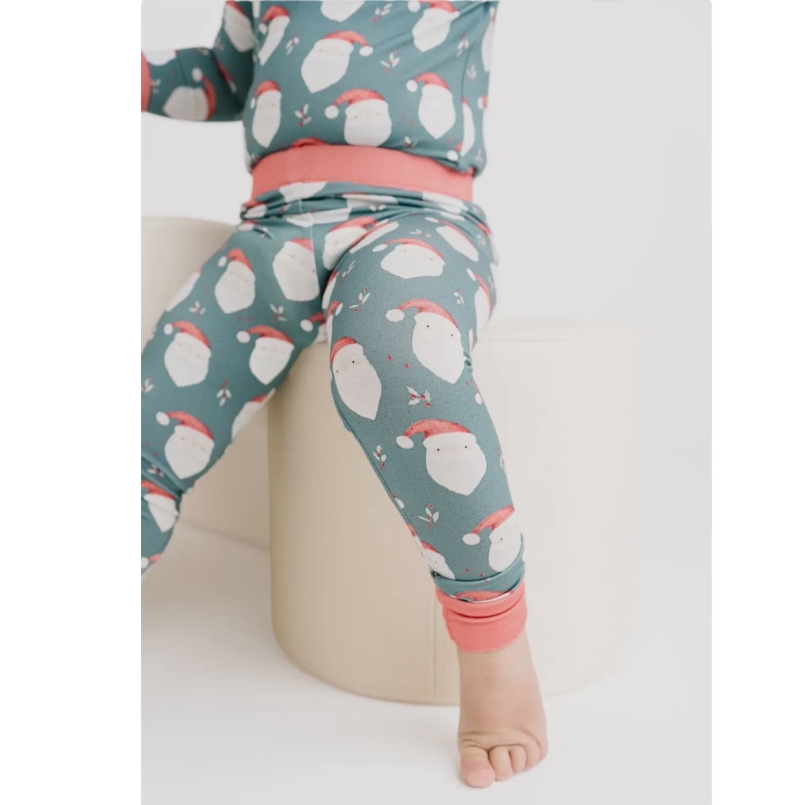 Little One Shop Santa Cheer Bamboo PJ Set