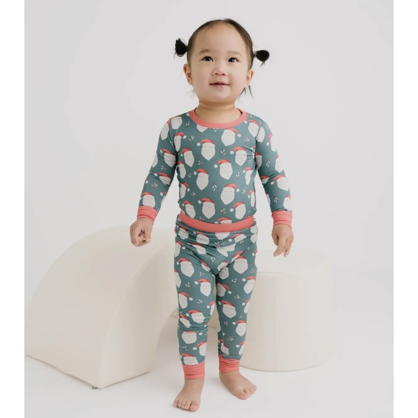 Little One Shop Santa Cheer Bamboo PJ Set