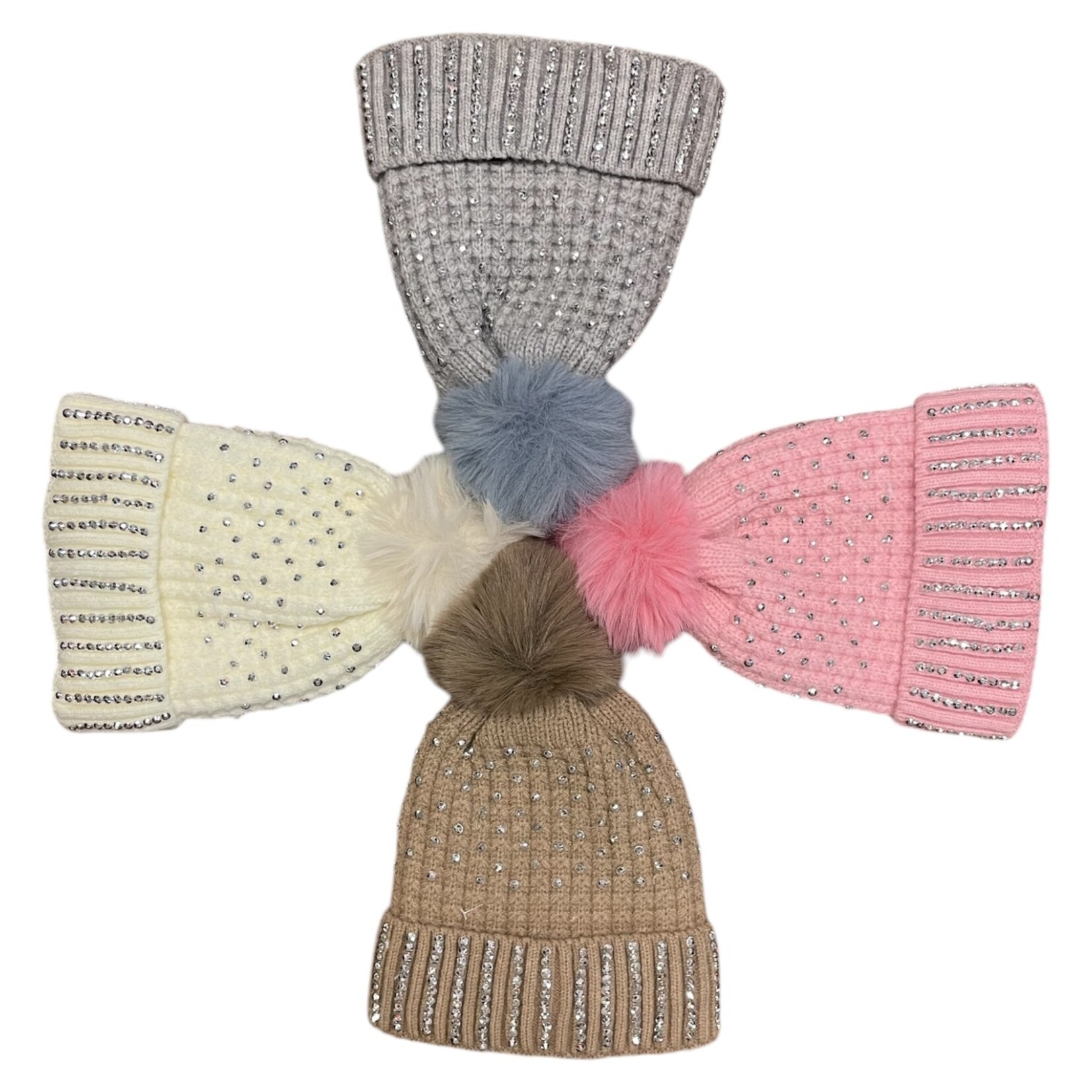 ML Kids Diamond Dazzle Beanie Hat