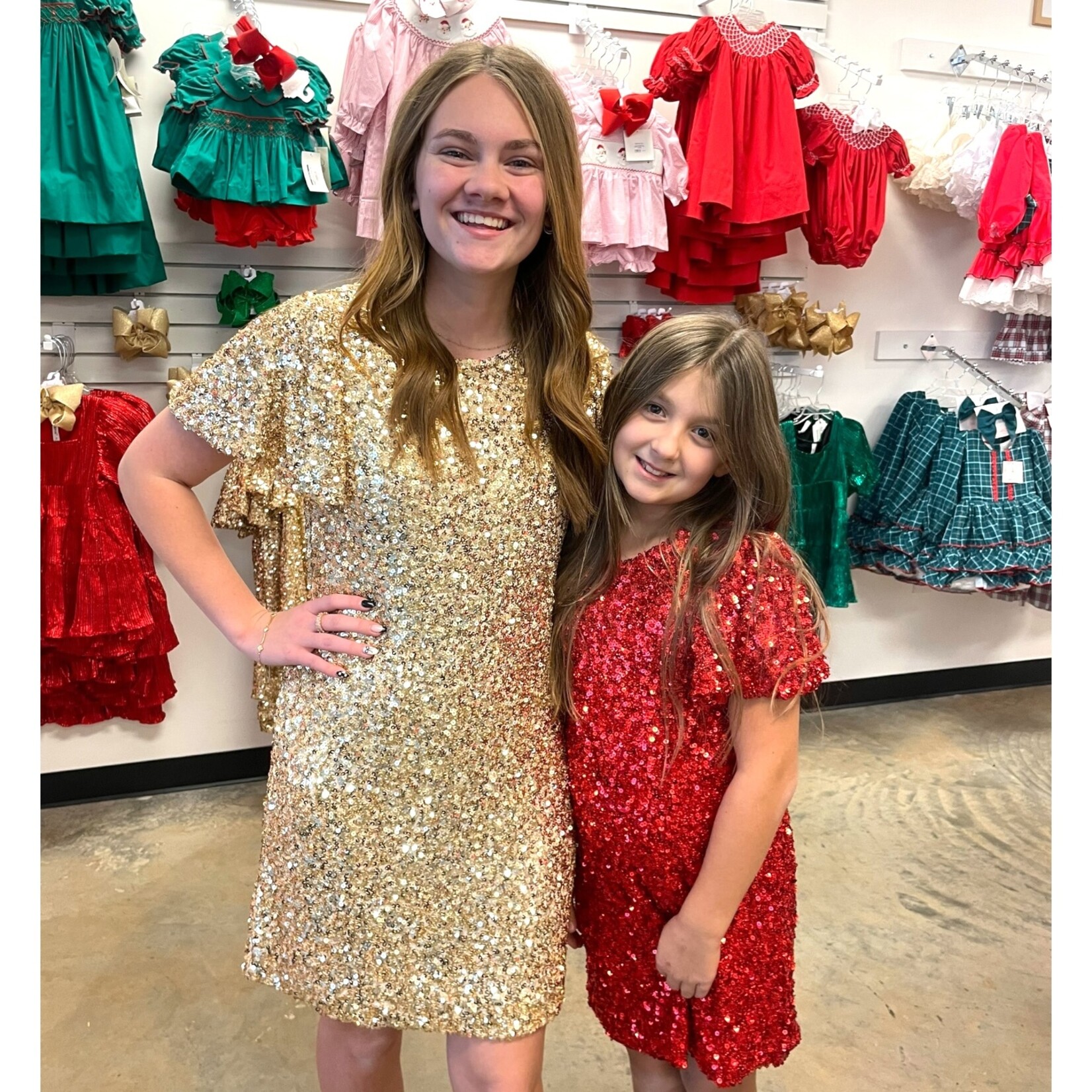 ML Kids Sequin Tunic Dress