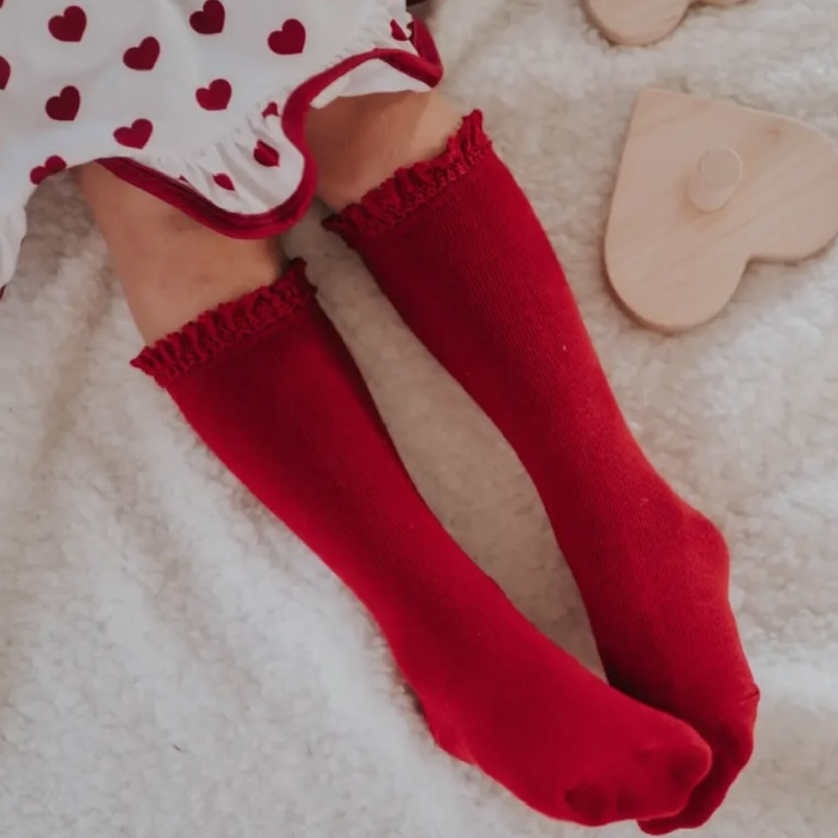 Knee High Lace Socks