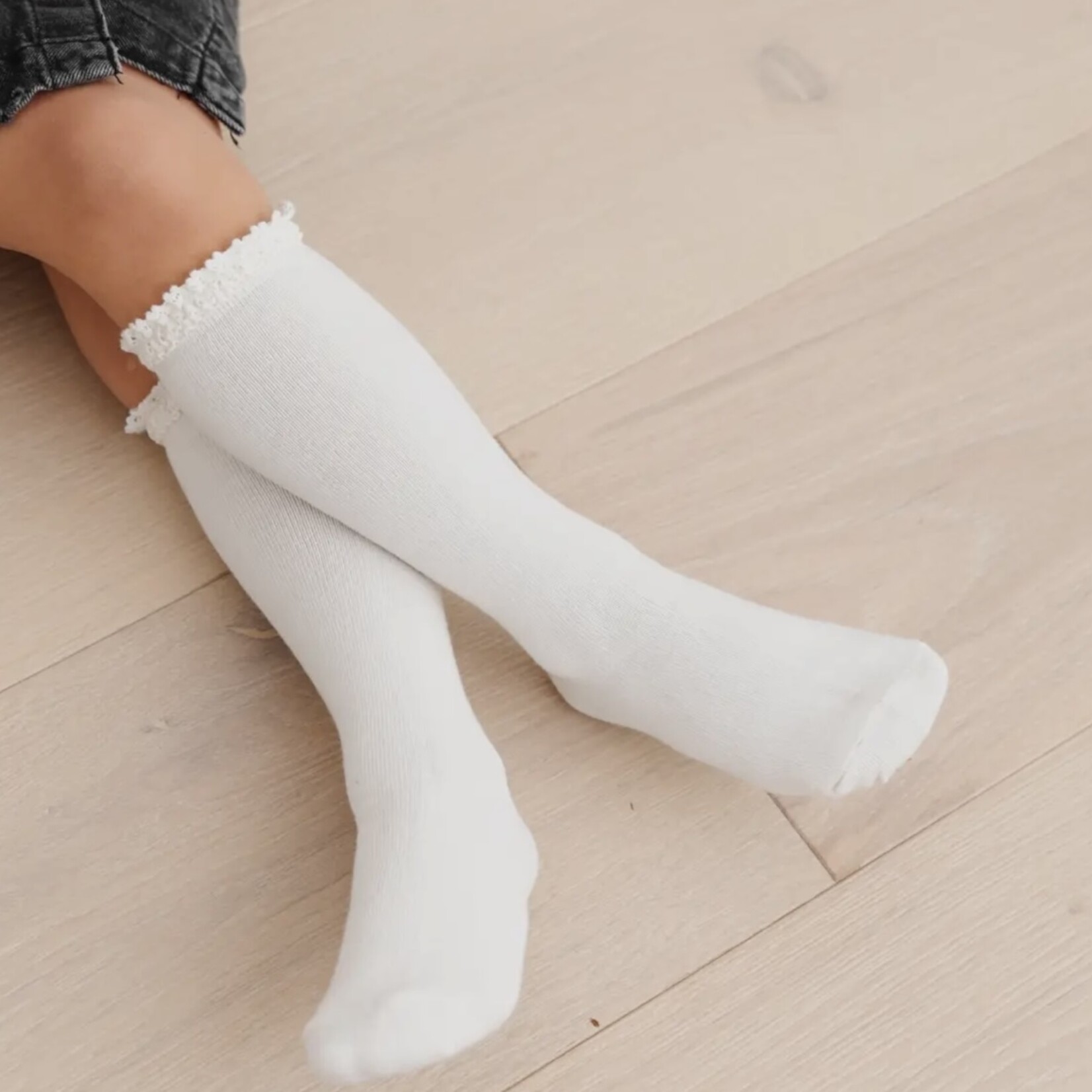 Knee High Lace Socks