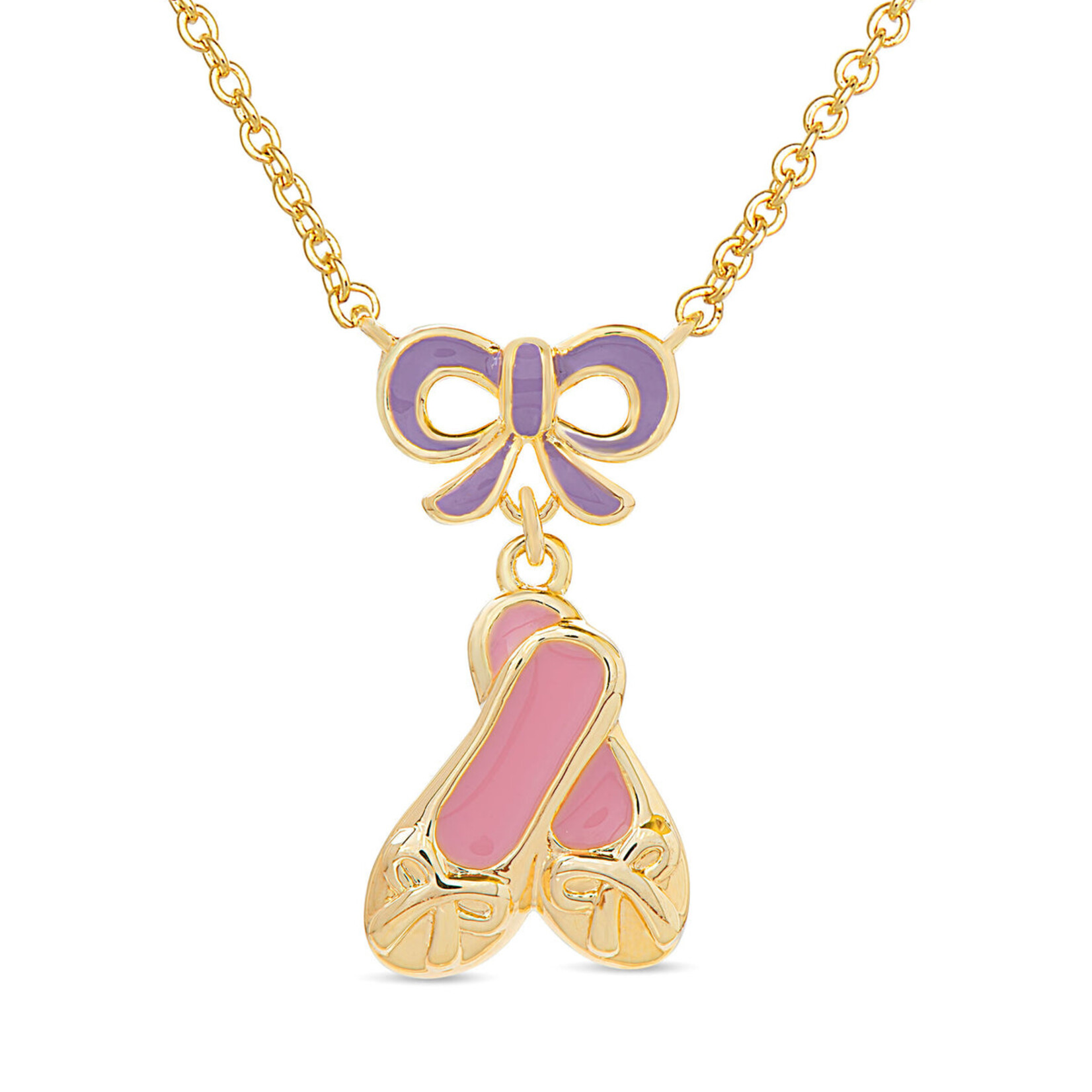 Lily Nily Ballerina Slippers & Bow Necklace