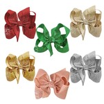 6.5" Glitter Bow