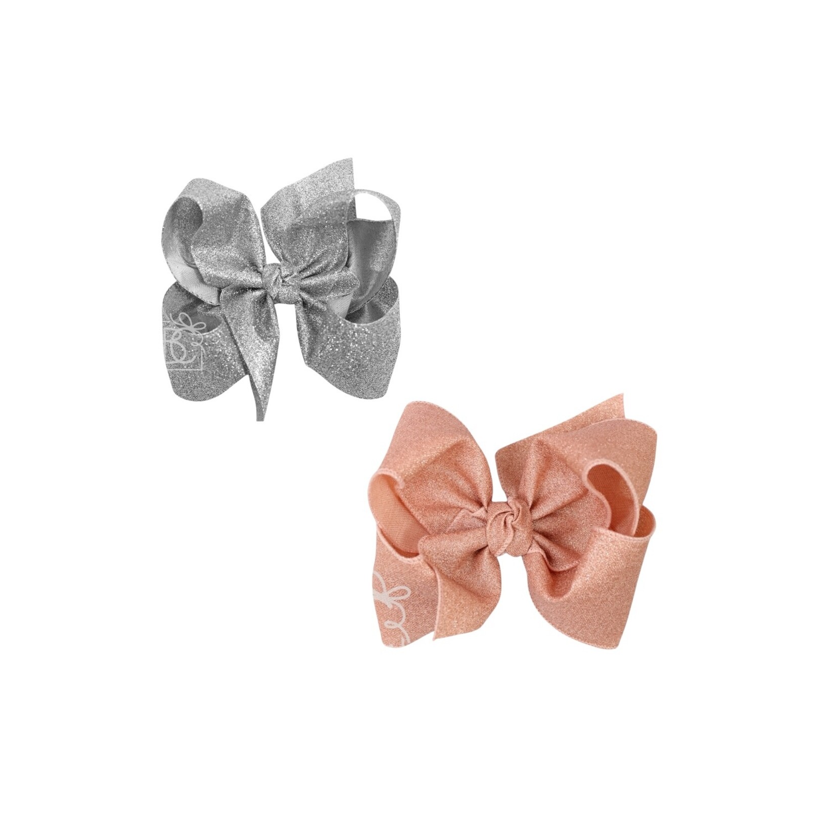 5.5" Glitter Bow