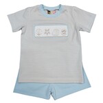Banana Split Seashell Smocked Short Set