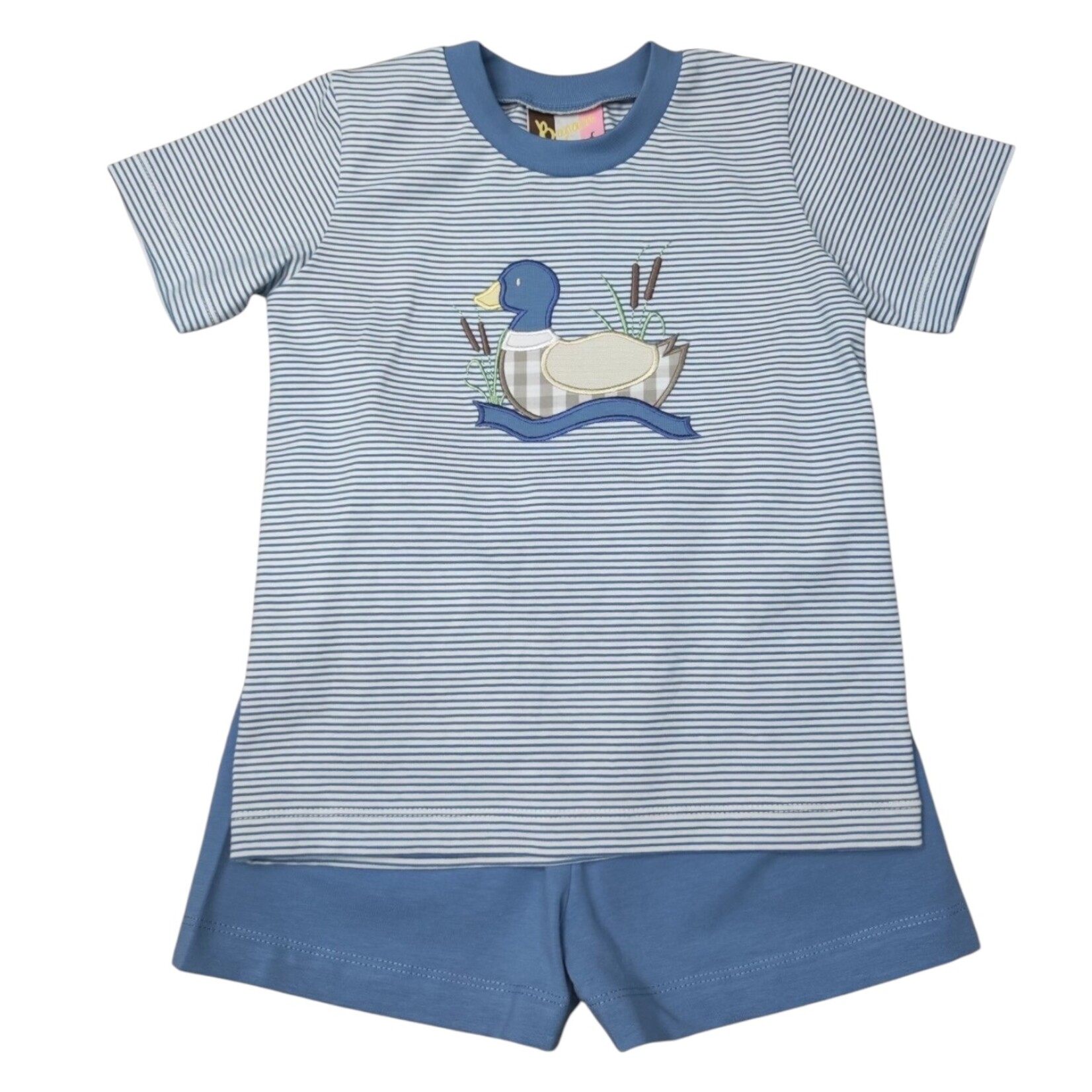 Banana Split Mallard Duck App Boy Short Set