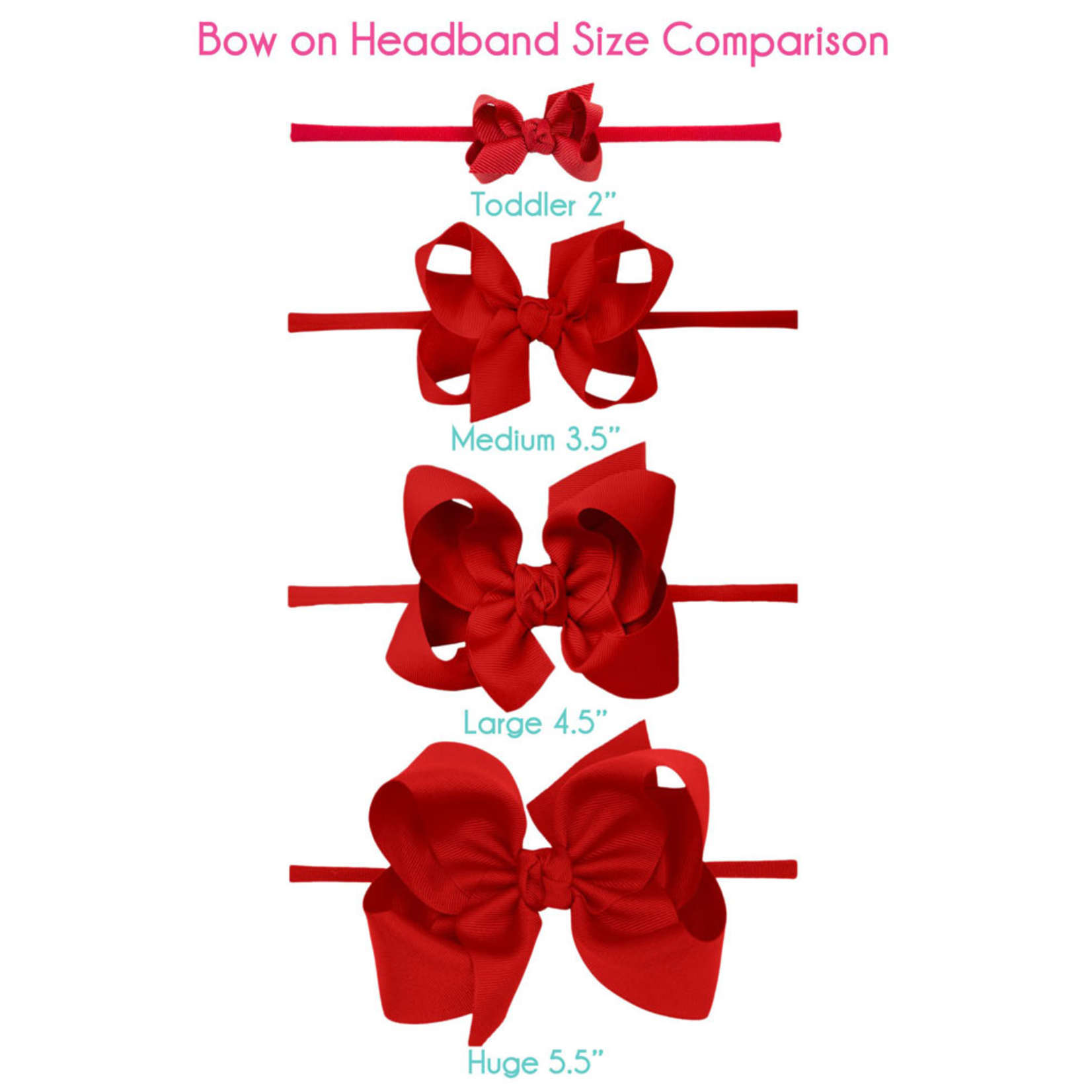 4.5" Bow Pantyhose Headband
