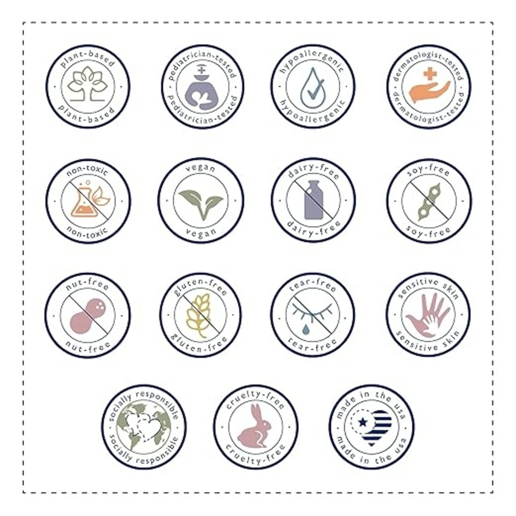 Noodle & Boo Lavender Newborn 2-in-1 Wash