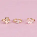 Great Pretenders Foxy Floral Ring Set