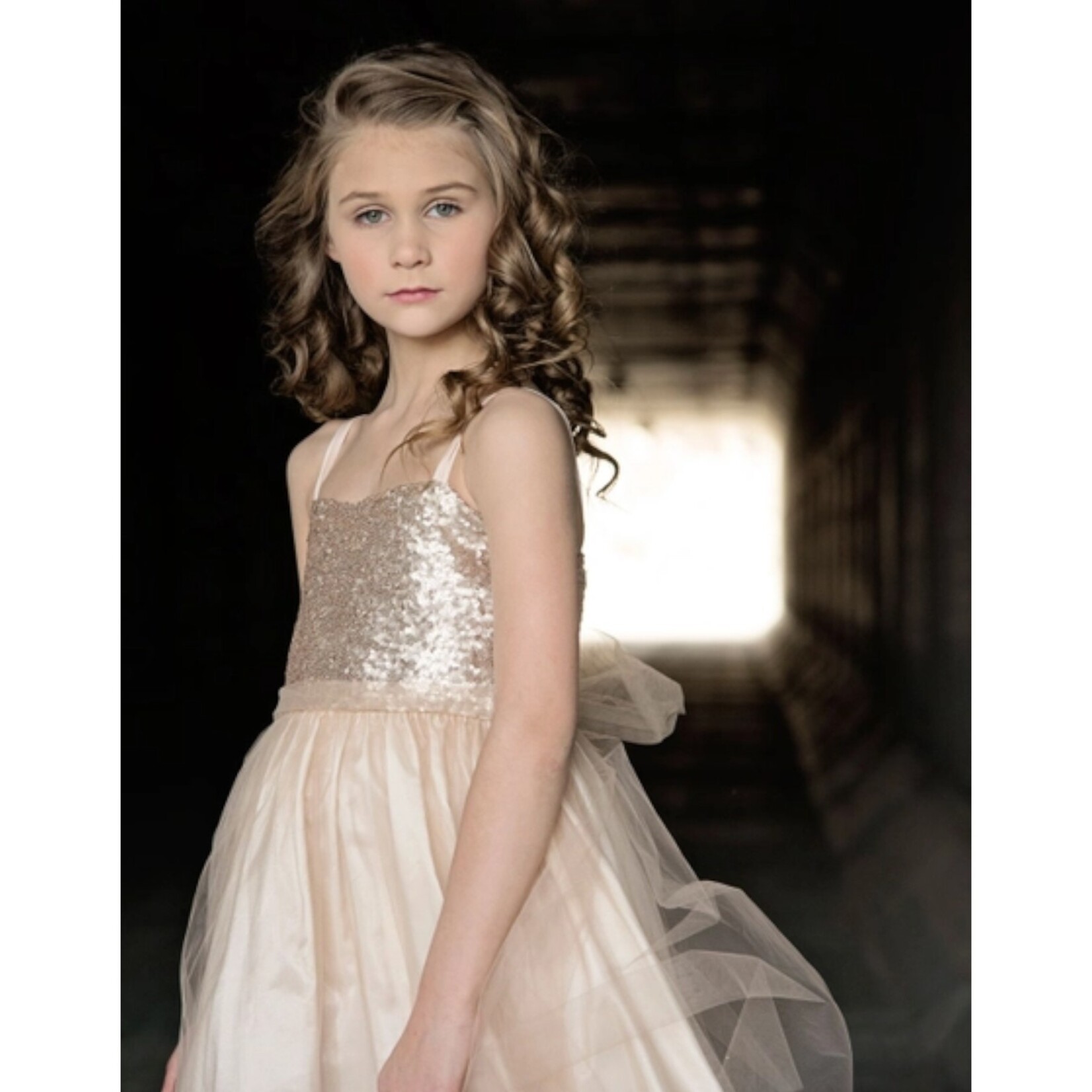 Adele Dress - Champagne